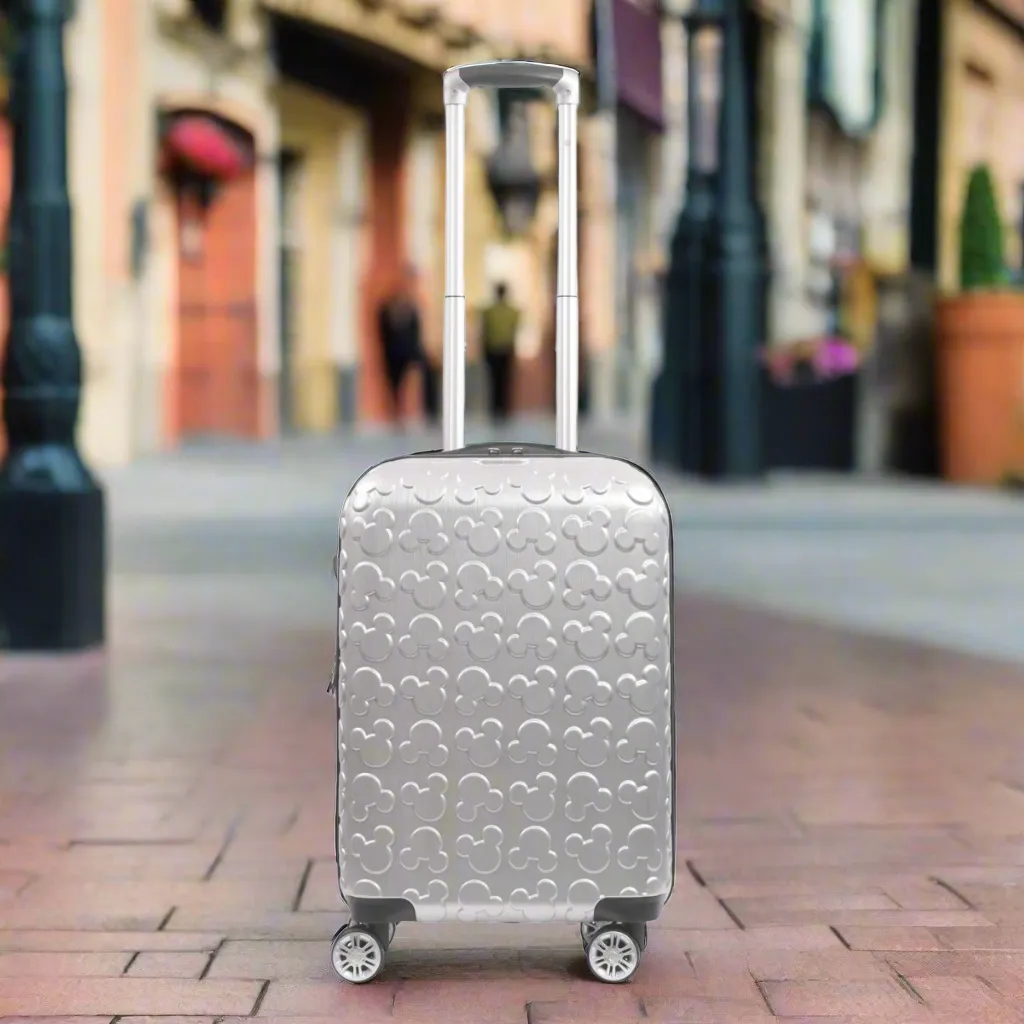 Disney Ful Mickey Mouse Icon All Over 3D Molded 22.5" Carry-on Luggage - Image 2