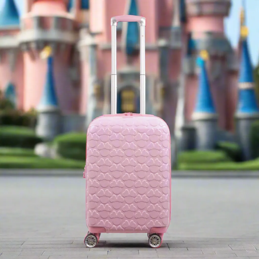 Disney Ful Minnie Mouse Icon All Over 3D Molded 22.5" Carry-on Luggage - Image 2