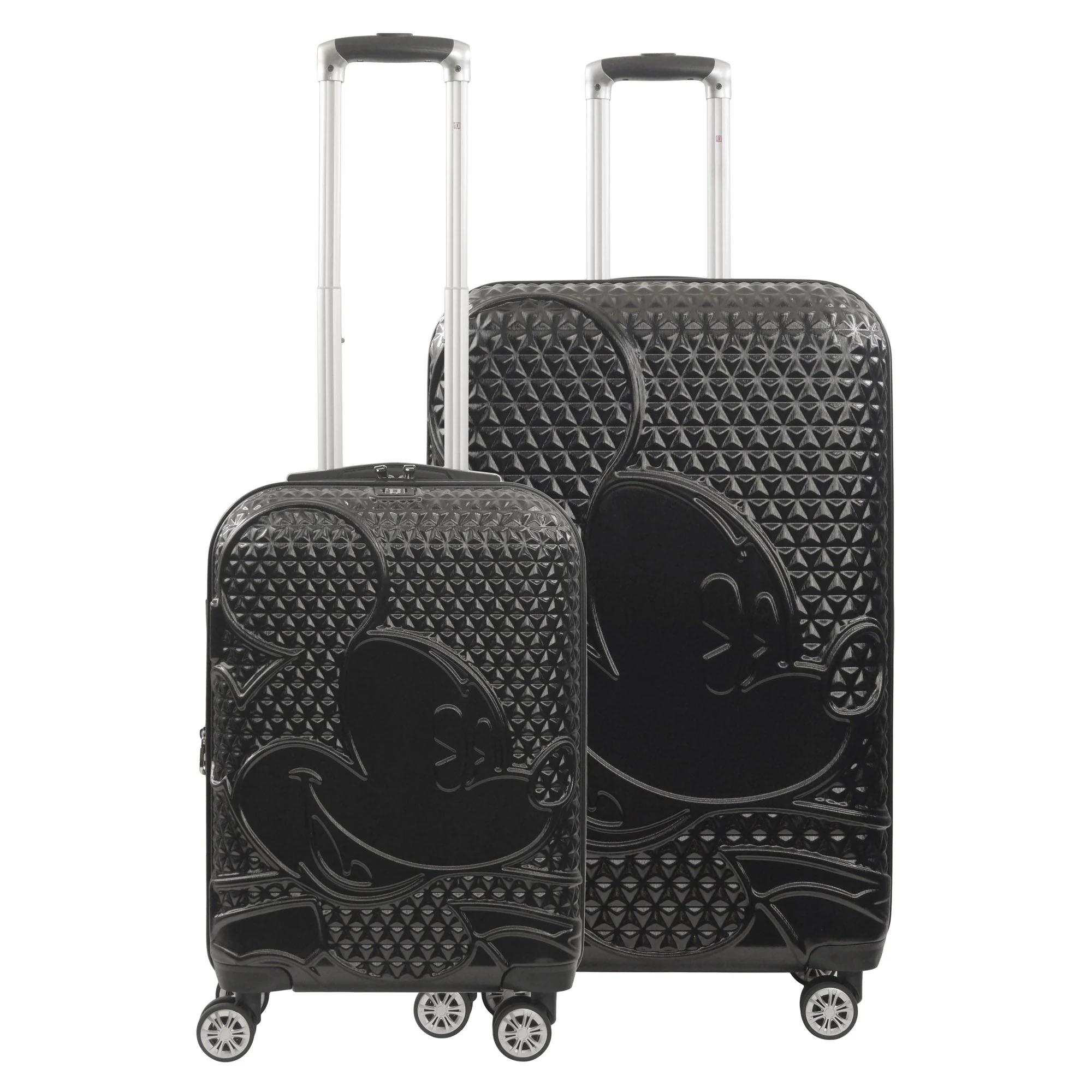 Disney Mickey Mouse Rolling Suitcases 2 Piece Set Black - Image 3