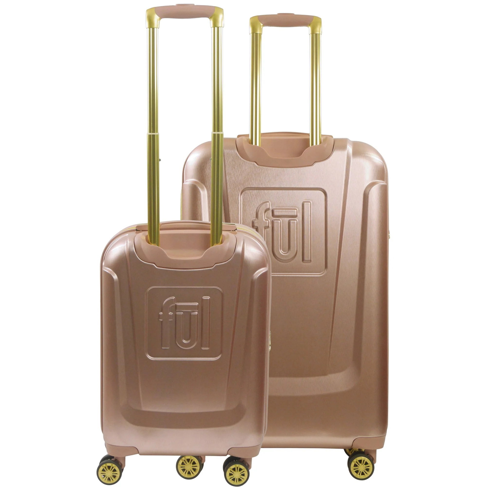 Disney Mickey Mouse Rolling Suitcases 2 Piece Set Rose Gold - Image 3