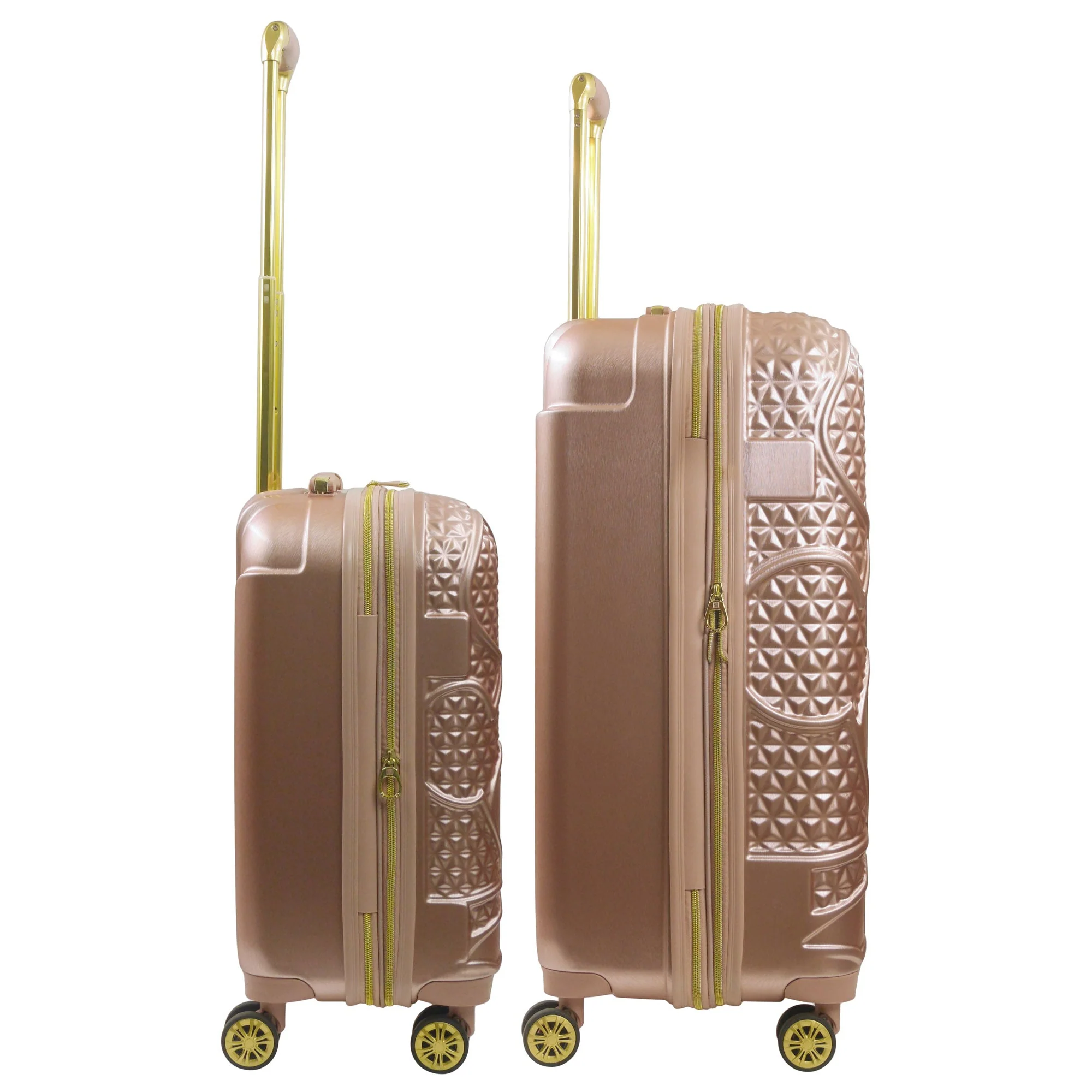 Disney Mickey Mouse Rolling Suitcases 2 Piece Set Rose Gold - Image 5