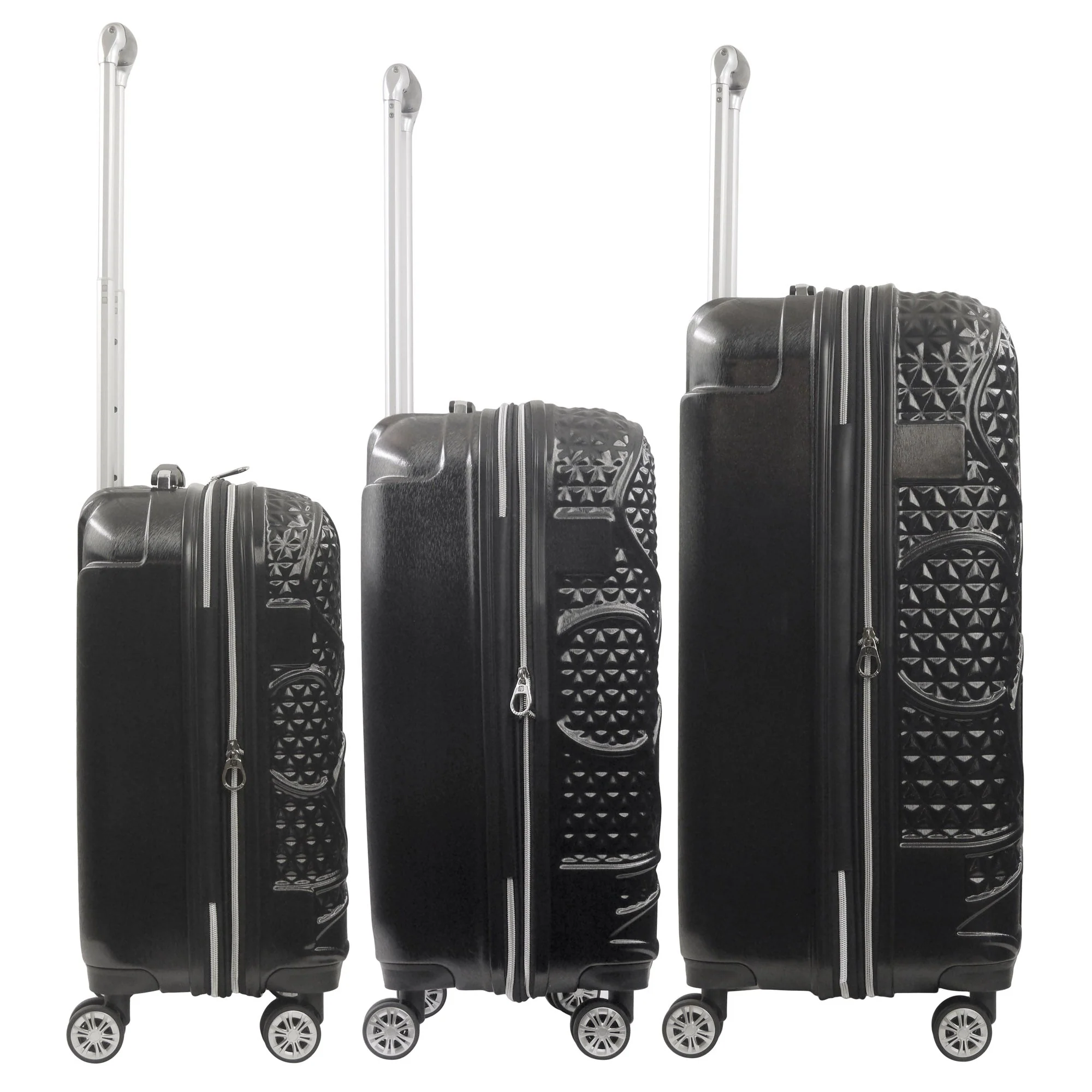 Disney Mickey Mouse Rolling Suitcases 3 Piece Set Black - Image 7