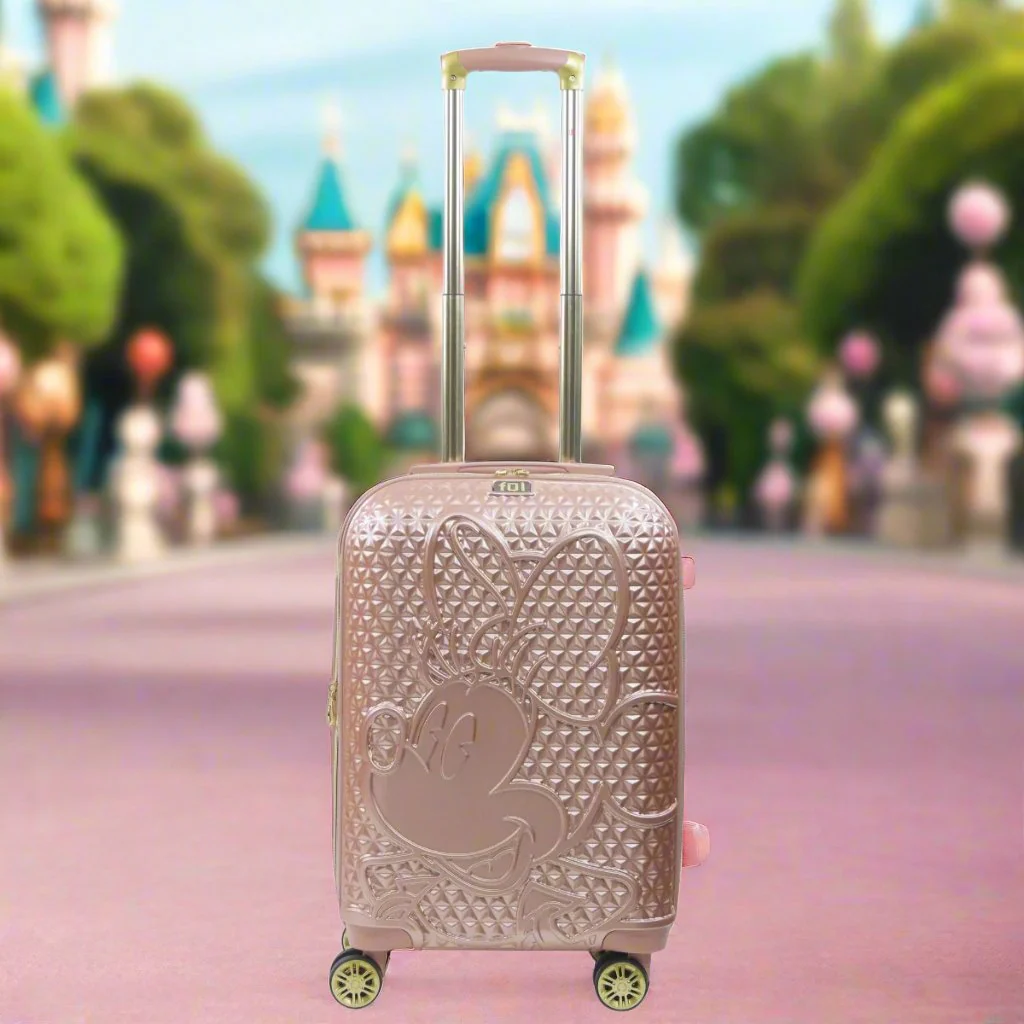 Disney Minnie Mouse FŪL 22.5" Luggage Spinner Rose Gold - Image 7