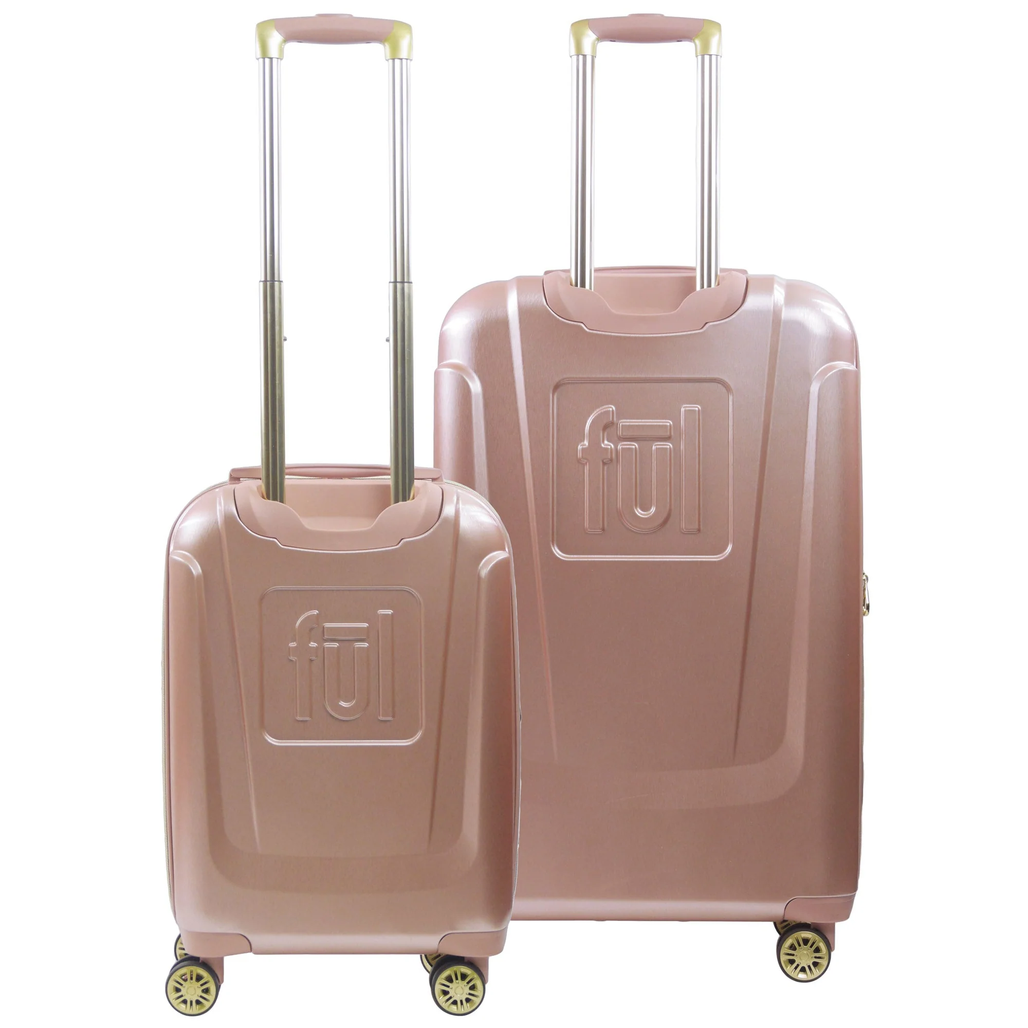 Disney Minnie Mouse Rolling Luggage 2 Piece Set Rose Gold - Image 2