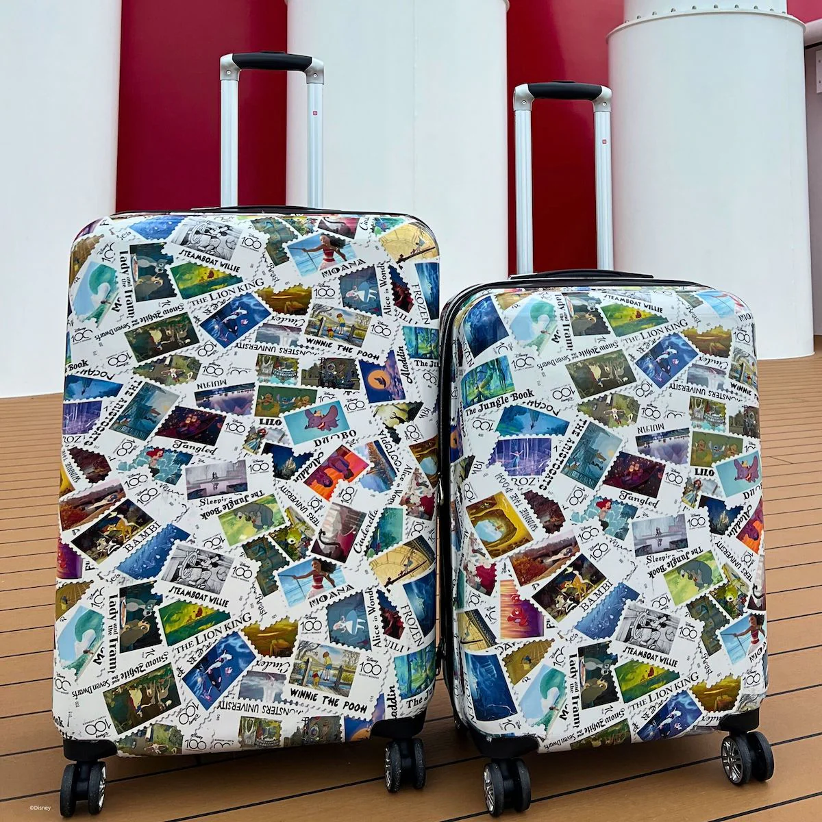 Disney Stamps Hard-sided Spinner 26" Luggage - Image 2