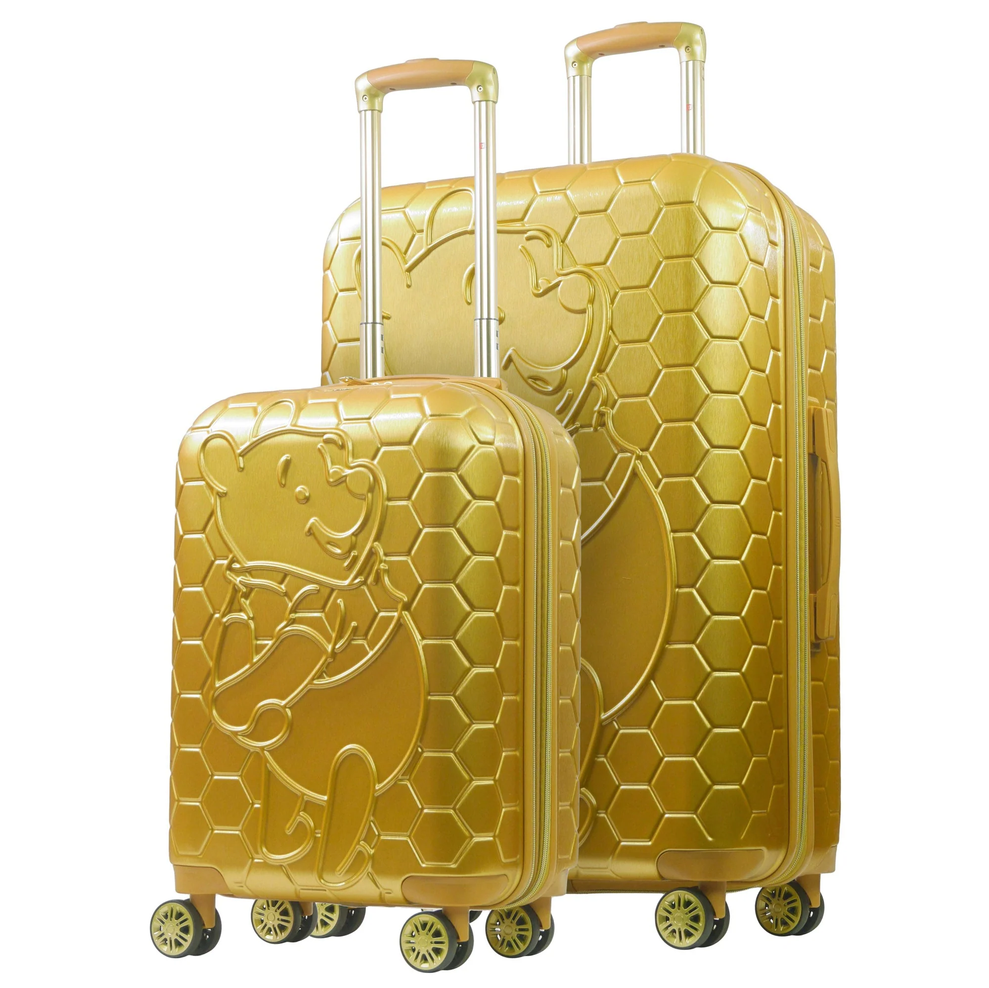 Disney Winnie the Pooh Molded ABS 2pc Hard-sided Spinner Luggage Set - Image 2