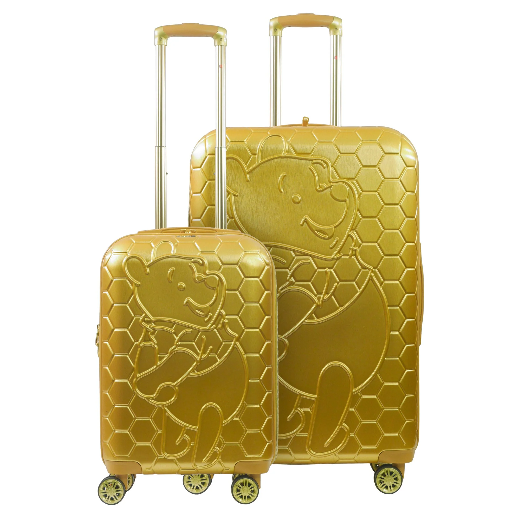 Disney Winnie the Pooh Molded ABS 2pc Hard-sided Spinner Luggage Set - Image 4