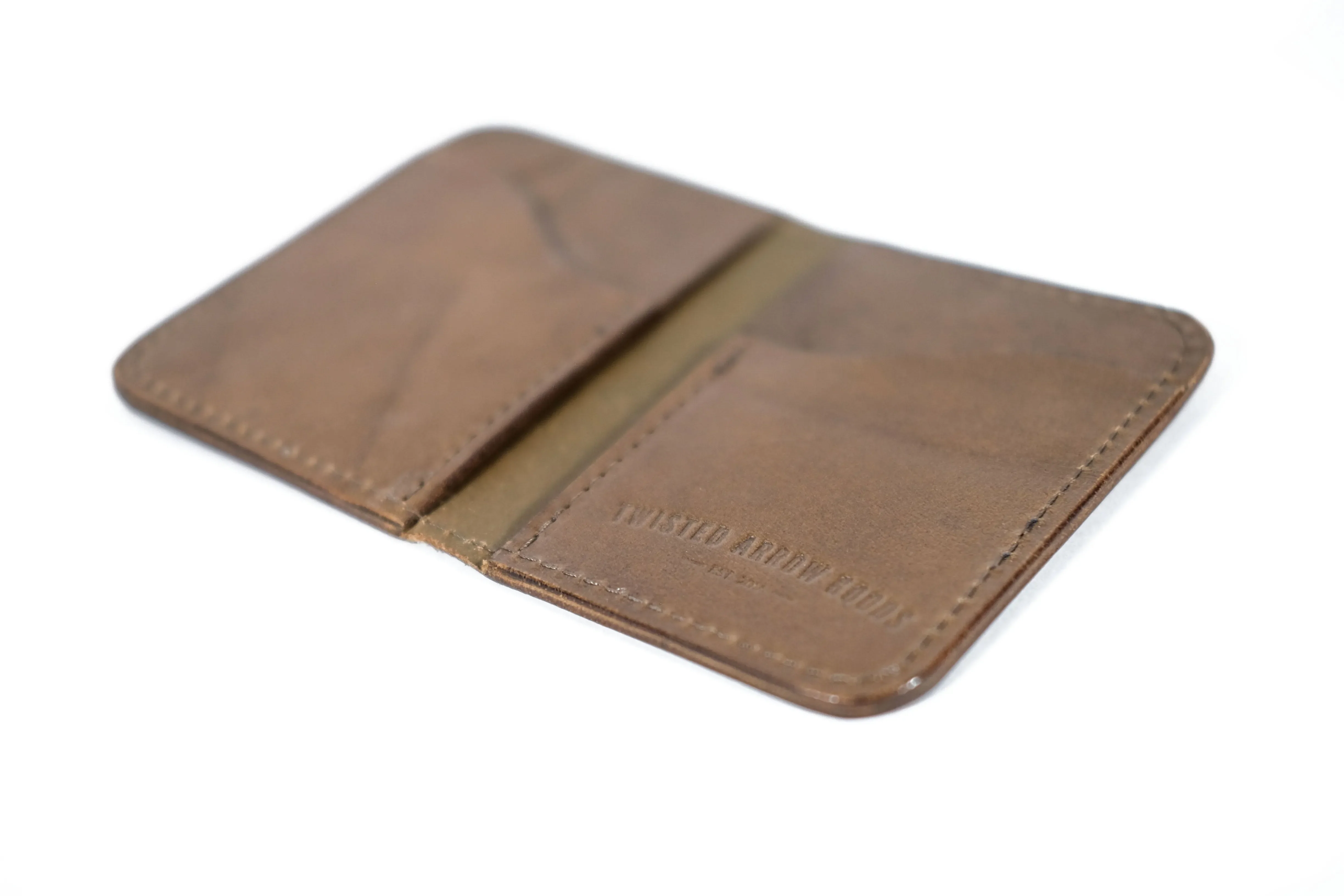 Double Barrel Vertical Bifold Wallet - Image 2