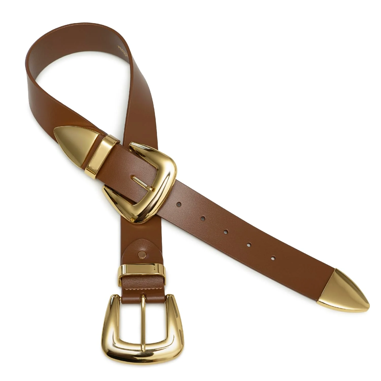 Double Buckle Western Waist Belt for Women - Image 15