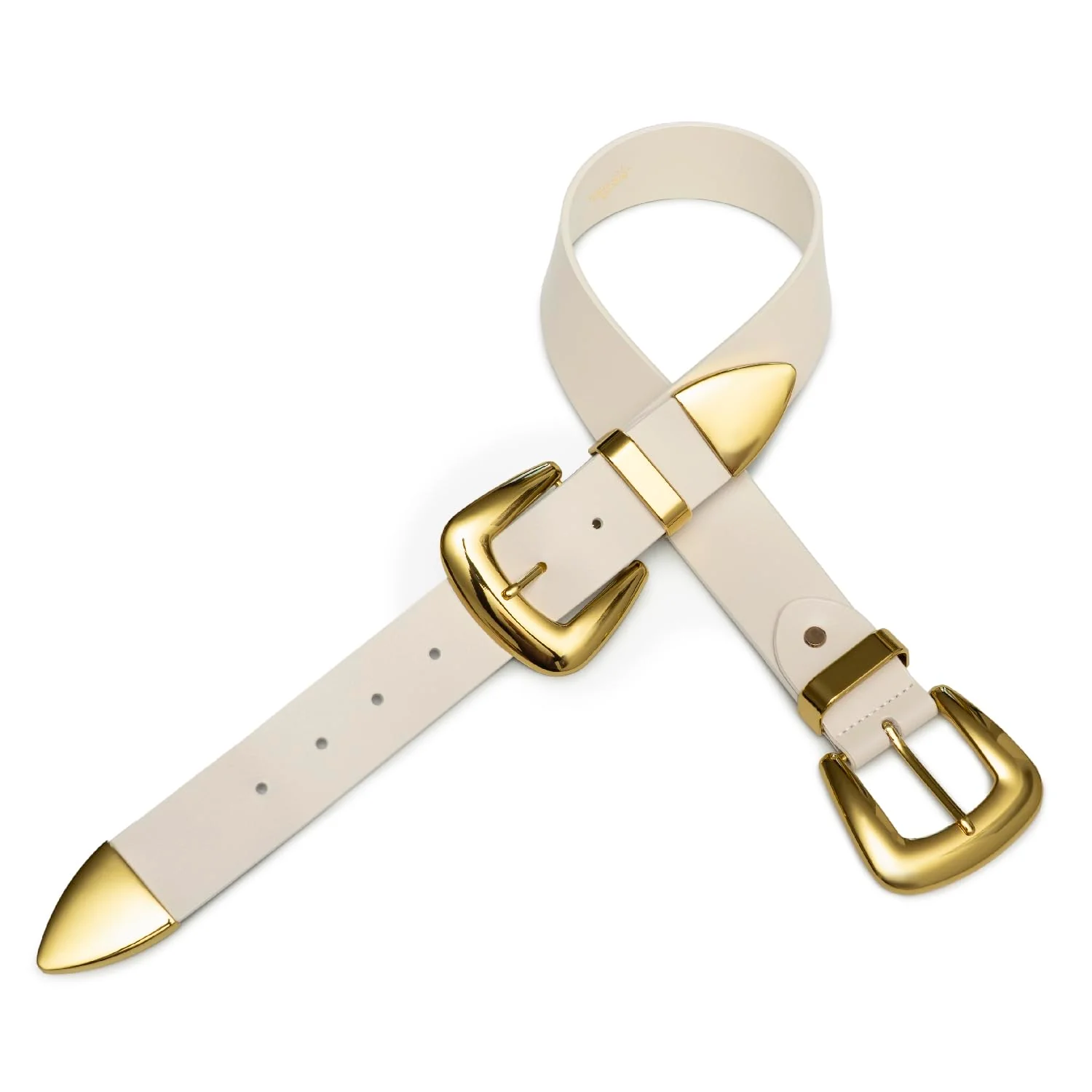 Double Buckle Western Waist Belt for Women - Image 5