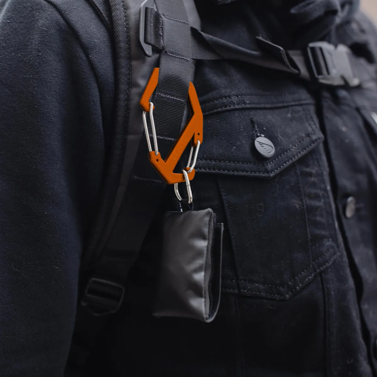 Double Gated Carabiner | Orange - Image 10