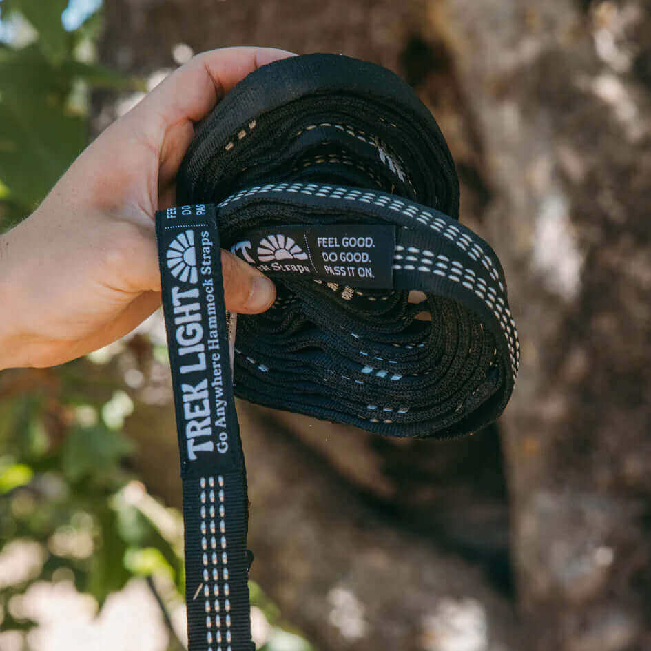 Double Hammock & Straps (Aqua & Charcoal) - Image 6