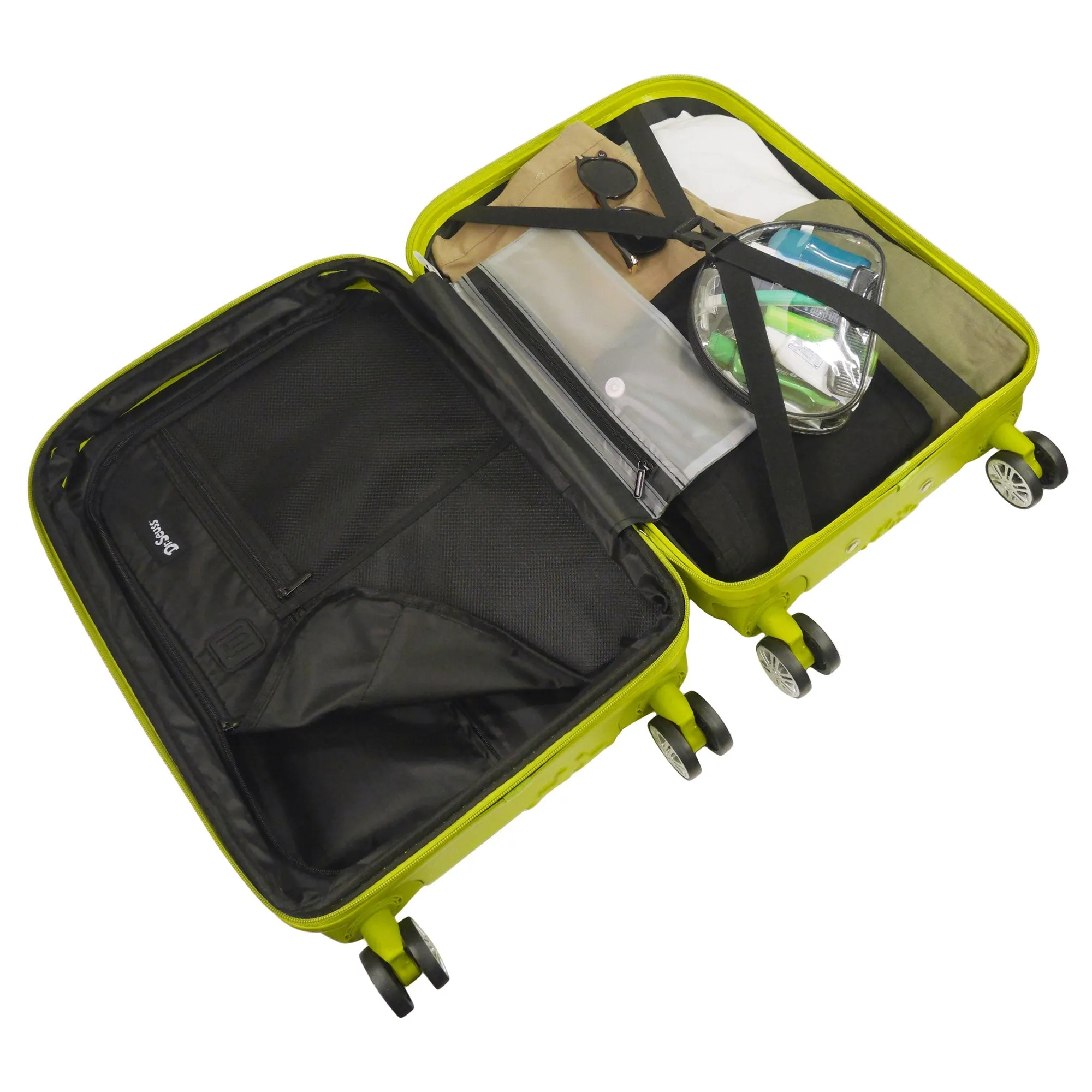Dr. Seuss Grinch Ful 22" Carry-on Spinner Luggage - Image 5