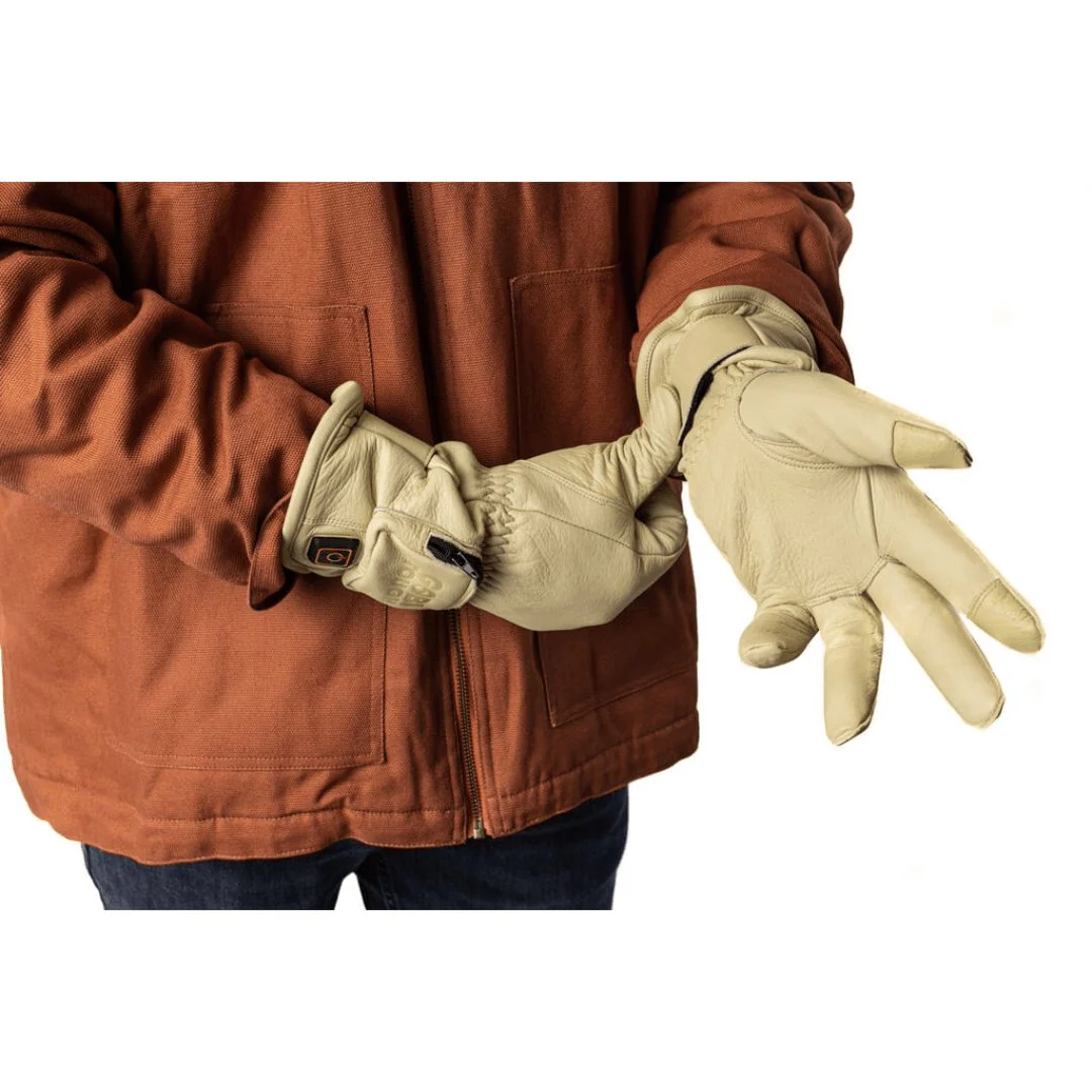 Drift II Heated Leather Gloves (3500mAh USB-C batt) - Image 3