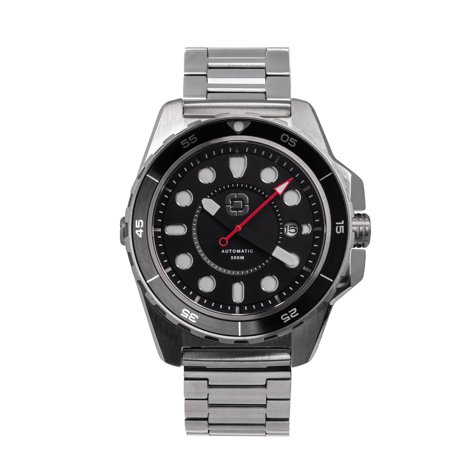 DV-02 - Automatic Dive Men's Watch with Metal Bracelet