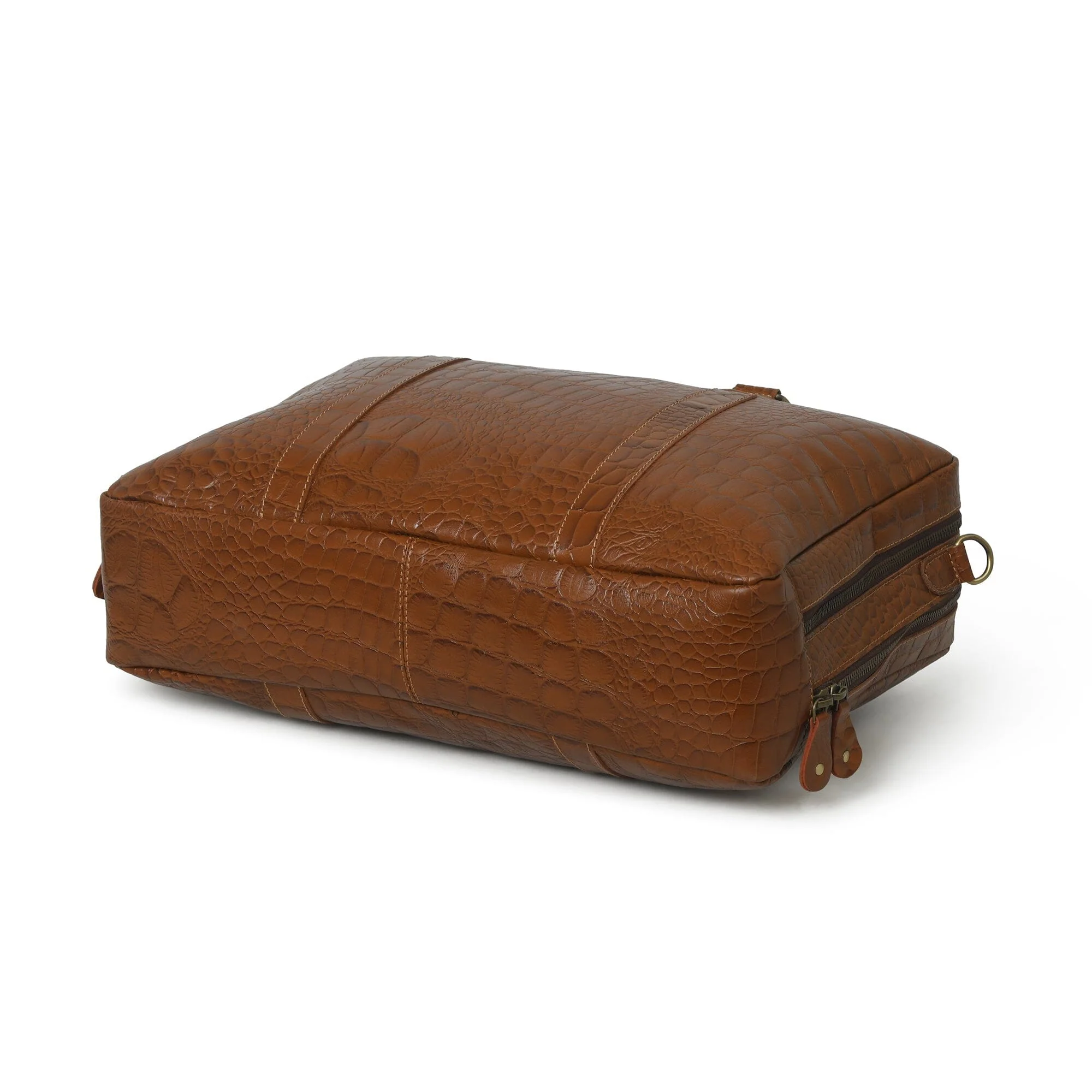 Easton Premium Buffalo Leather Laptop Office Briefcase - Image 8