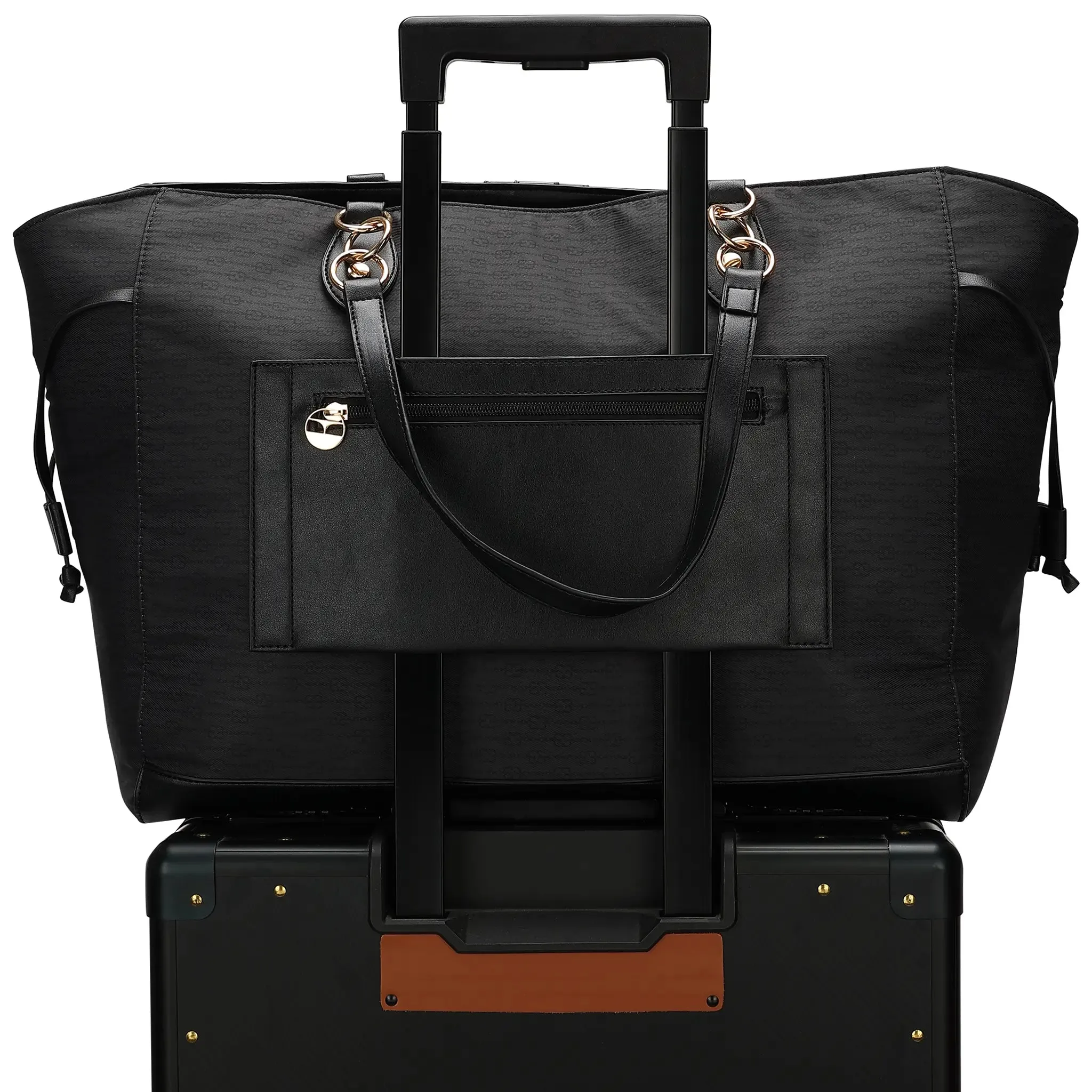 Eleganza 32L Monogram Weekender Tote Bag - Image 14