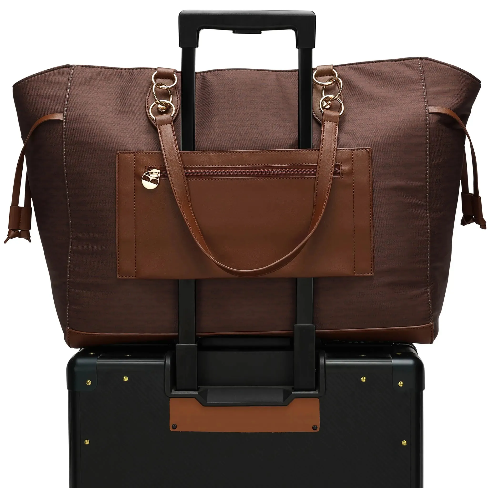Eleganza 32L Monogram Weekender Tote Bag - Image 4