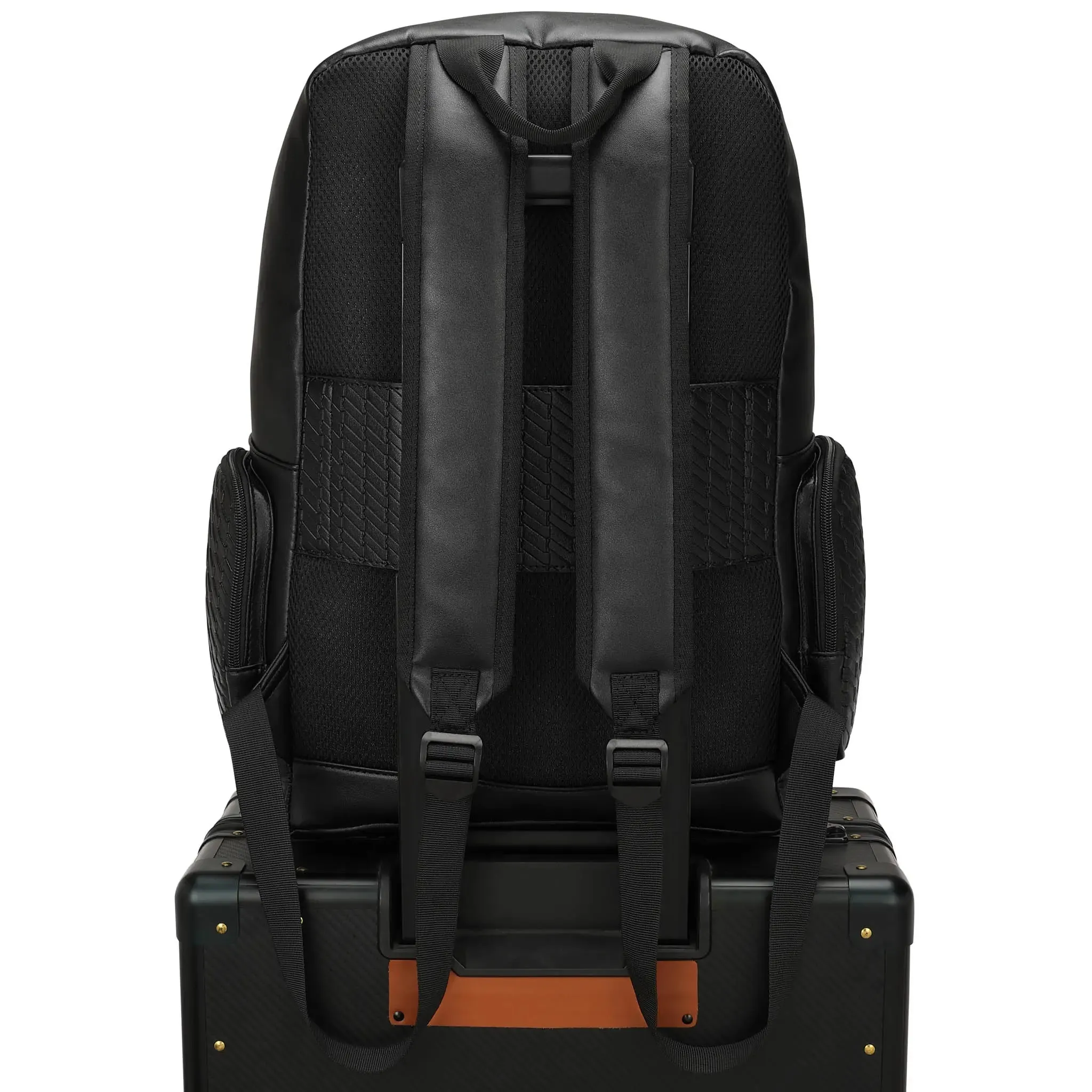 Leisure Luxe 27L Vegan Leather Backpack - Image 5