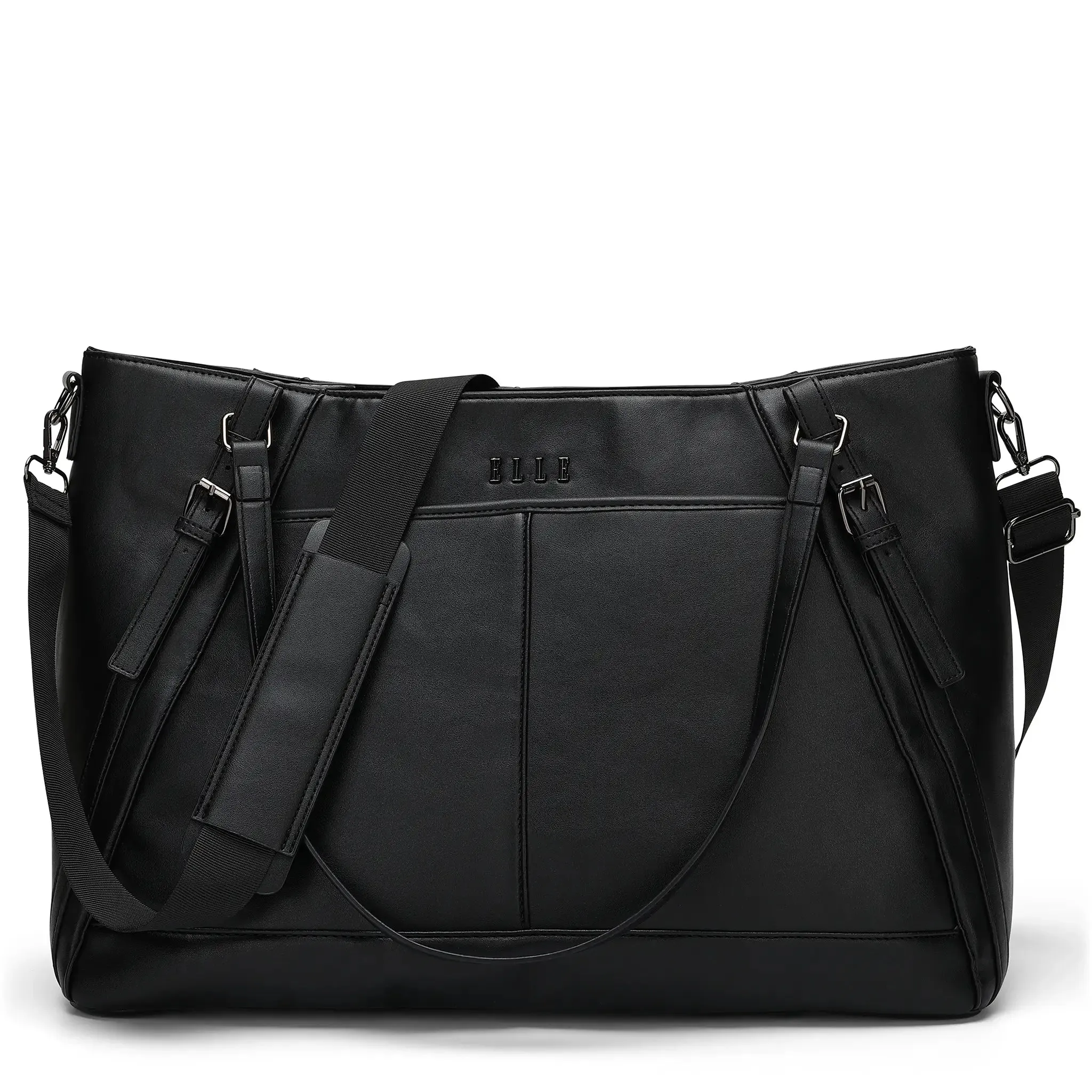 Leisure Luxe 33L Vegan Leather Weekender Tote Bag - Image 10