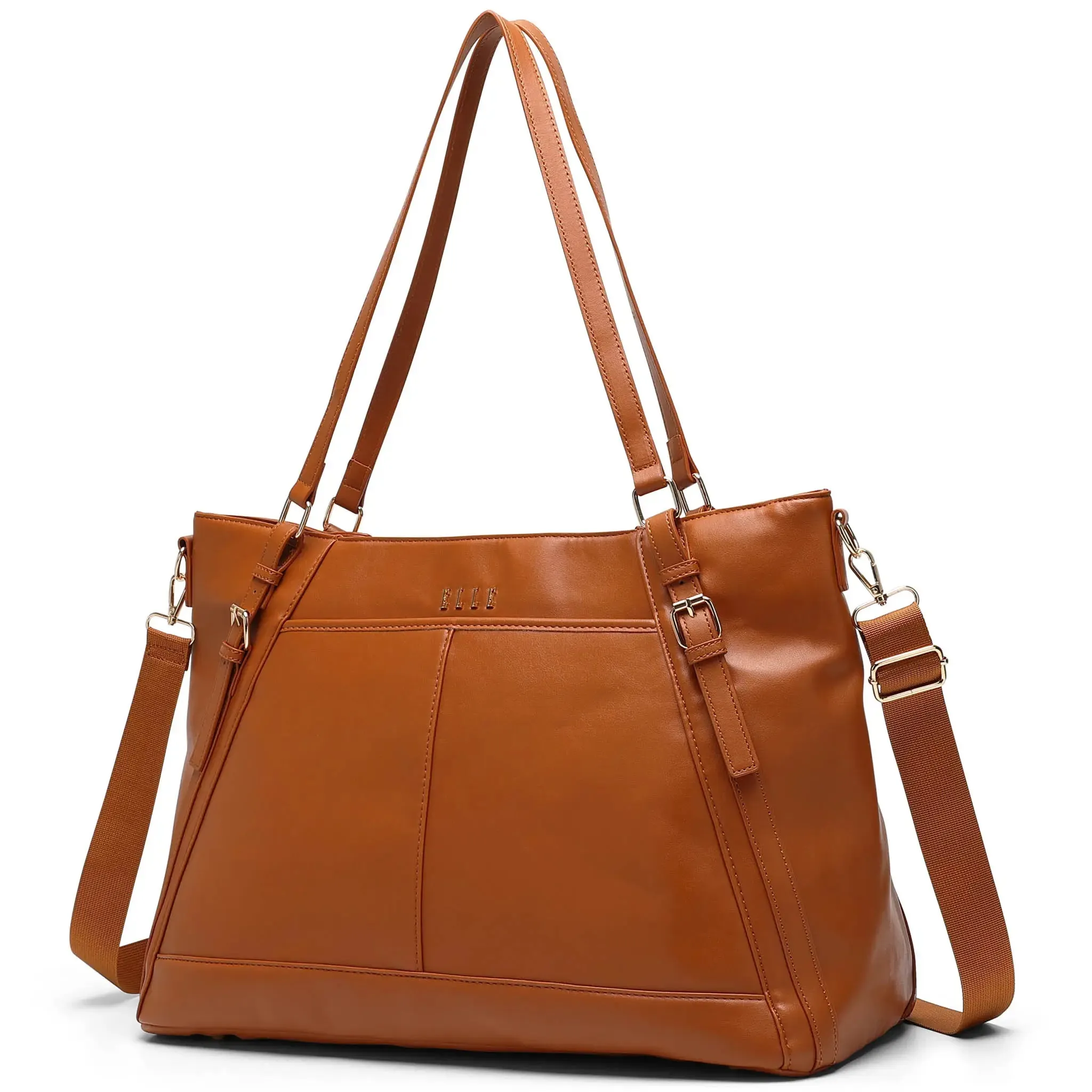 Leisure Luxe 33L Vegan Leather Weekender Tote Bag - Image 11