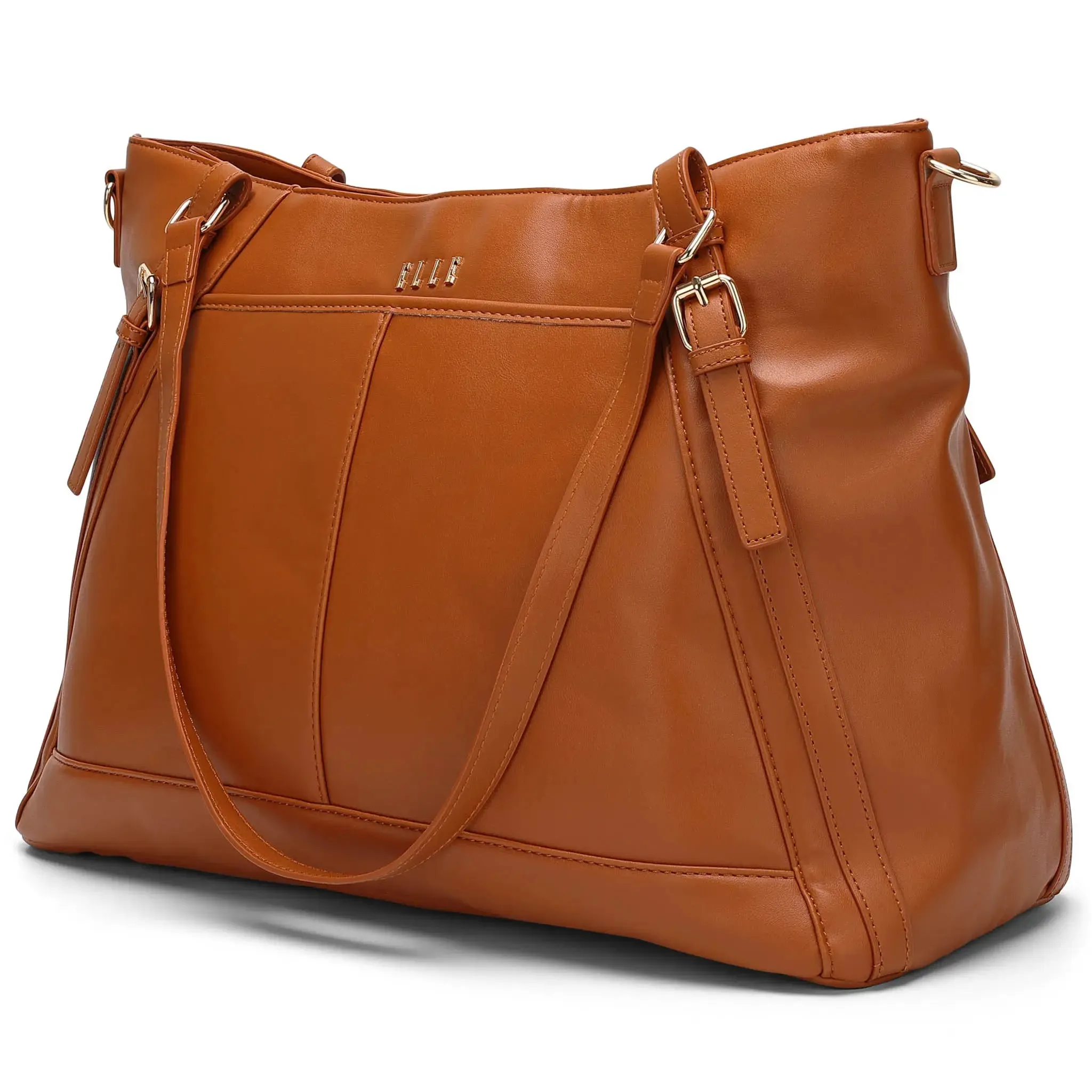 Leisure Luxe 33L Vegan Leather Weekender Tote Bag - Image 8