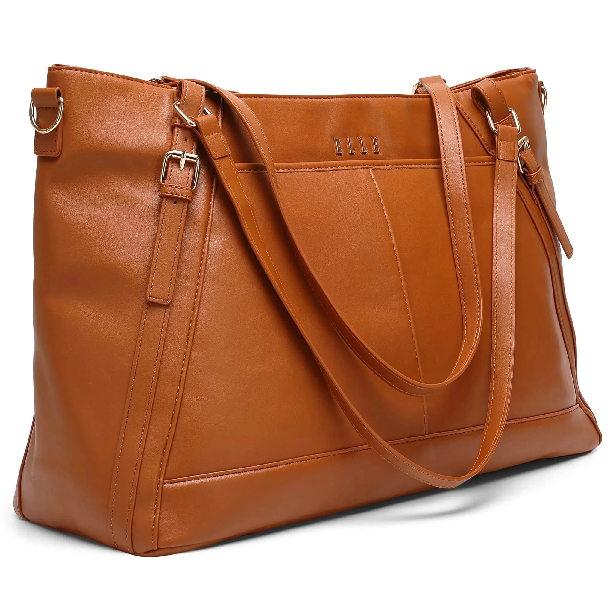 Leisure Luxe 33L Vegan Leather Weekender Tote Bag - Image 9
