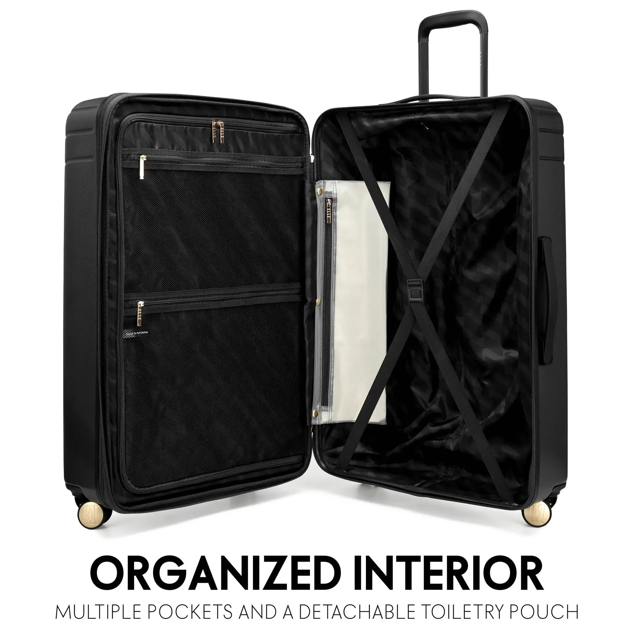 Louvre 2 Piece Expandable Polycarbonate Luggage Set - Image 16