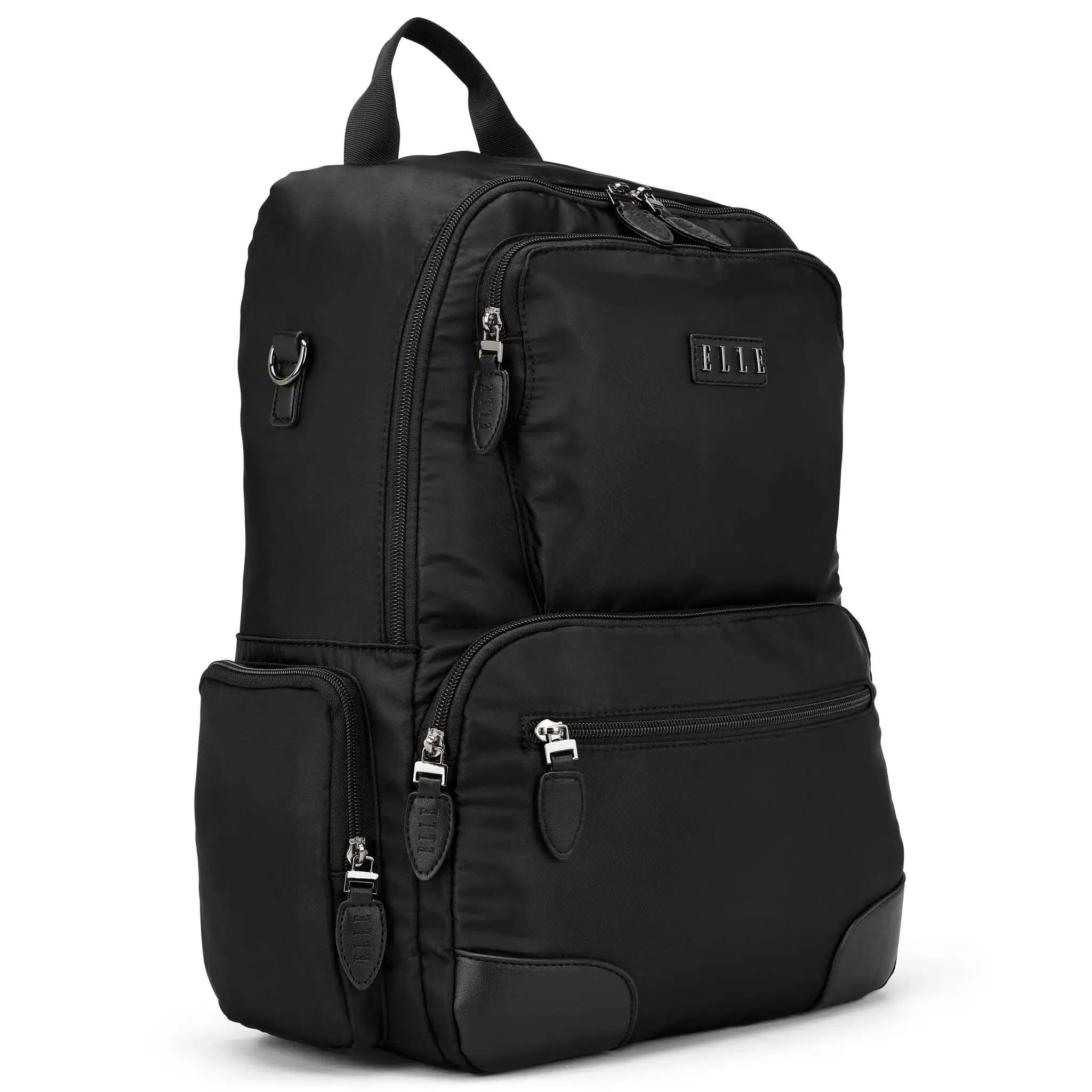 Voyage 20L Twill and Vegan Leather Backpack - Image 7