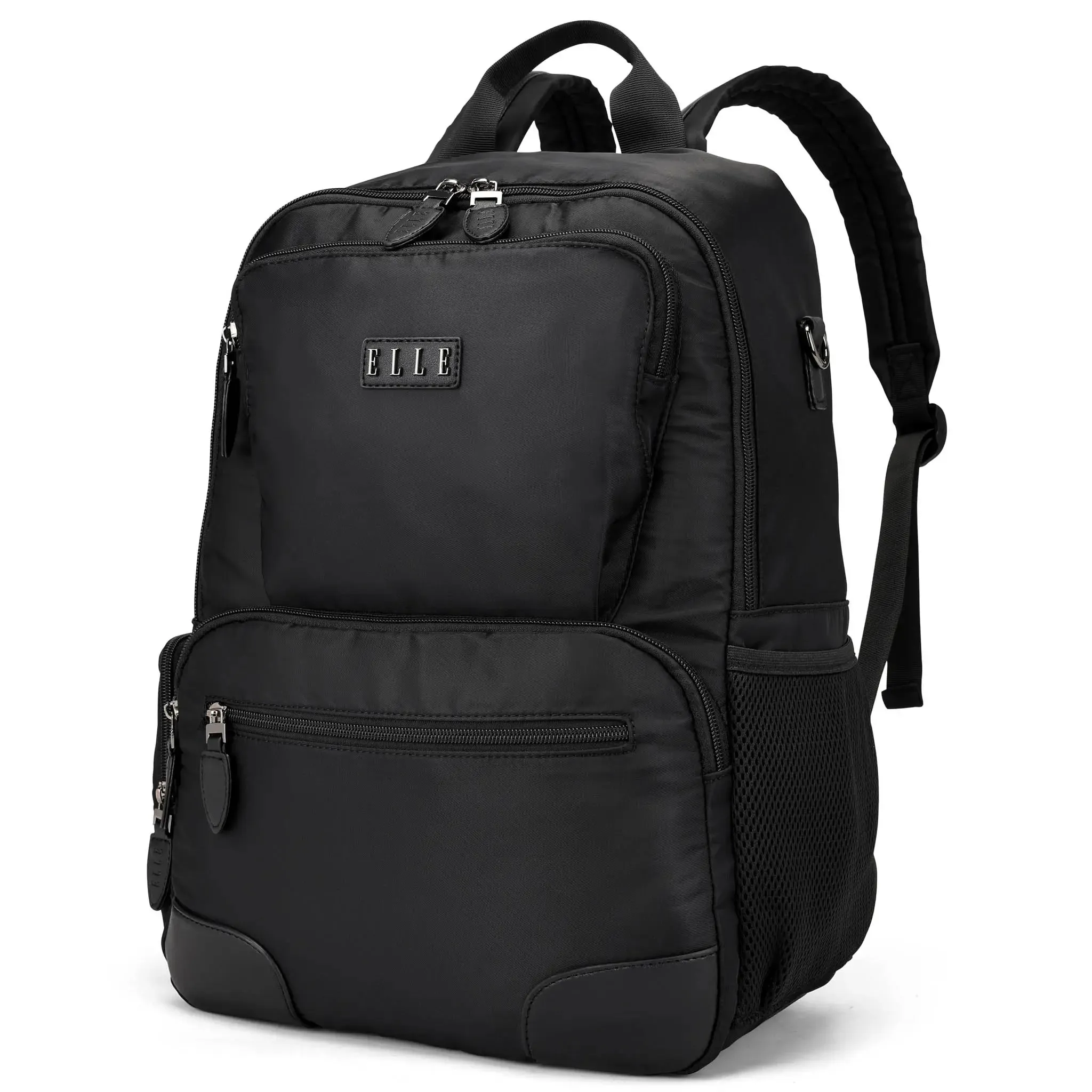 Voyage 20L Twill and Vegan Leather Backpack - Image 8