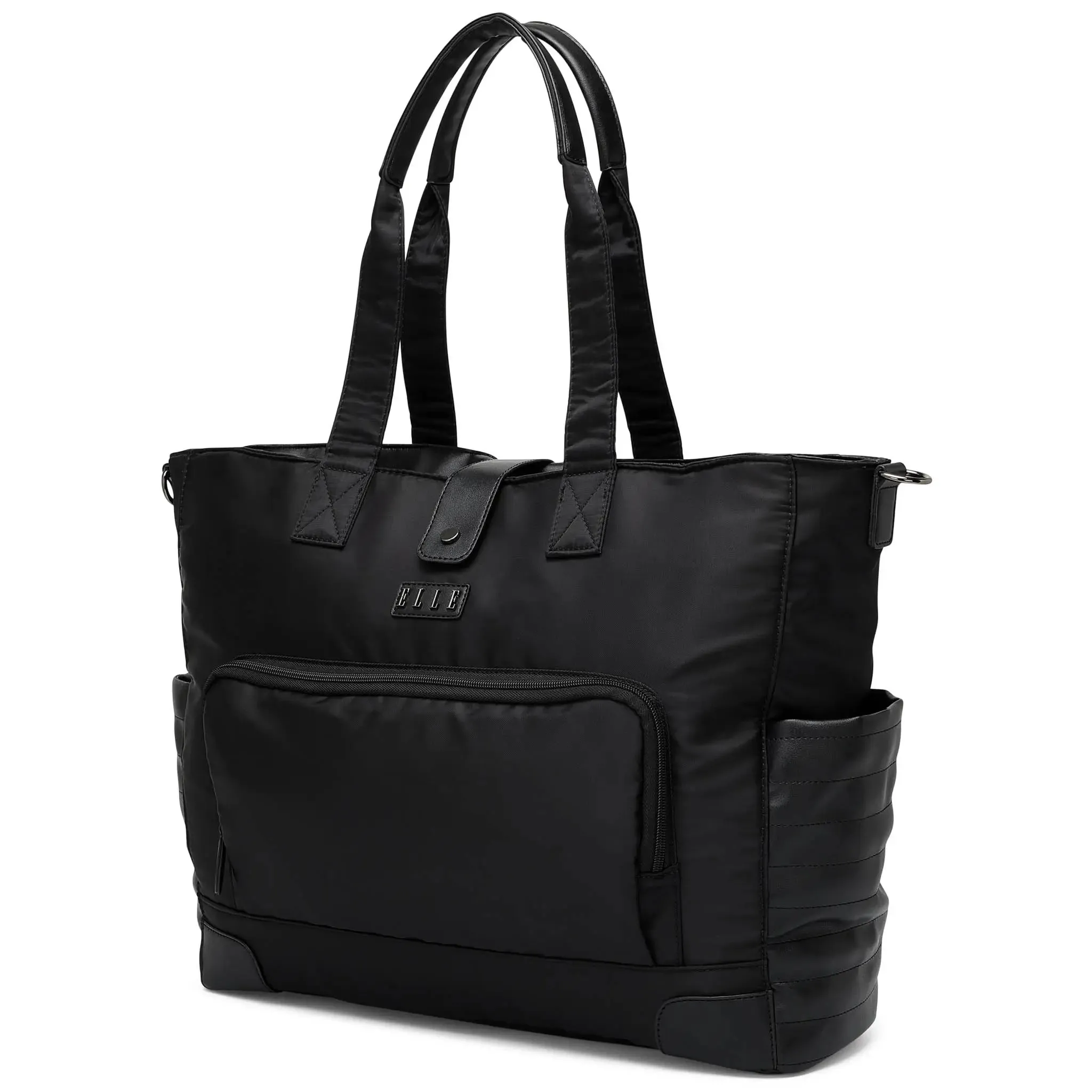 Voyage 25L Twill and Vegan Leather Weekender Tote Bag - Image 7