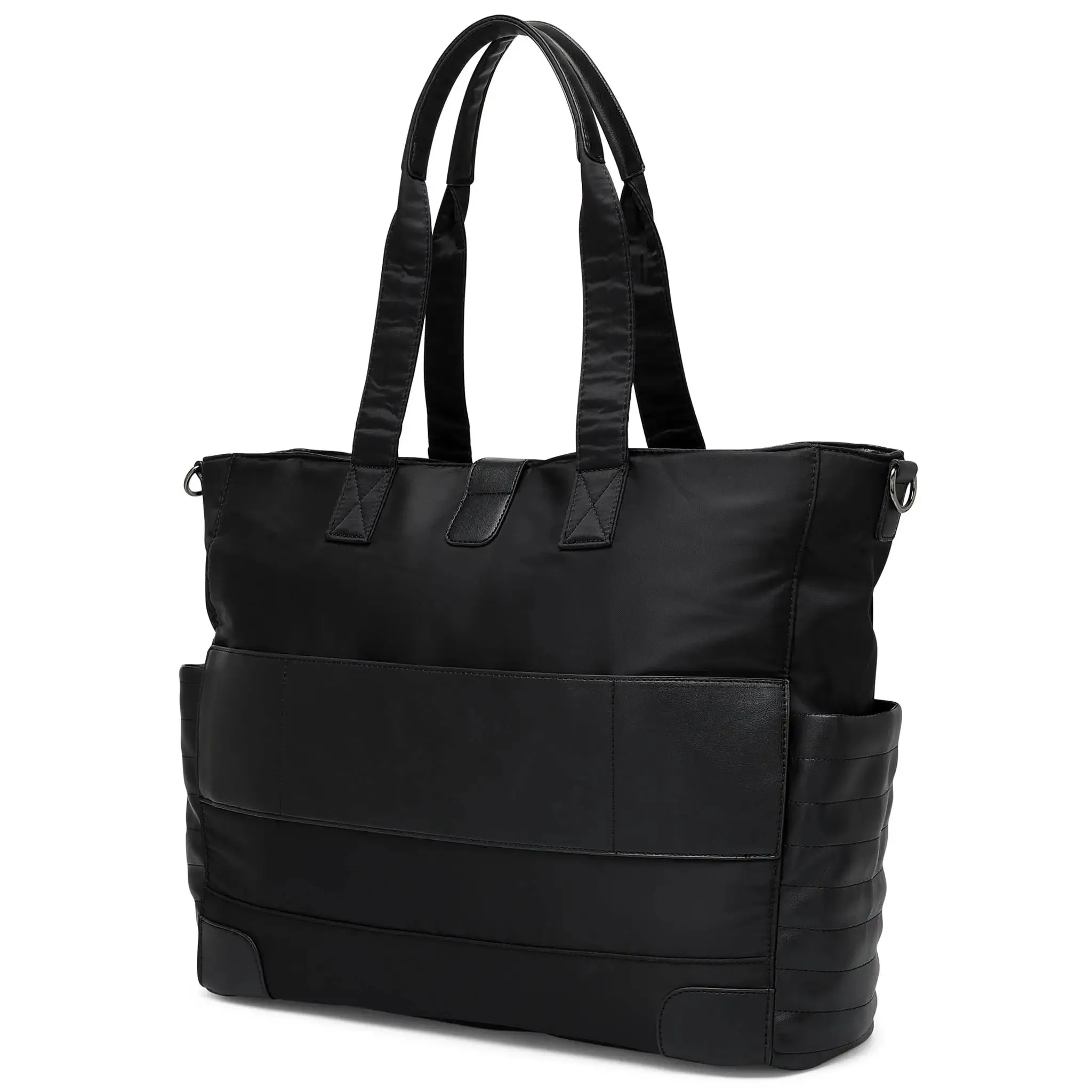 Voyage 25L Twill and Vegan Leather Weekender Tote Bag - Image 9