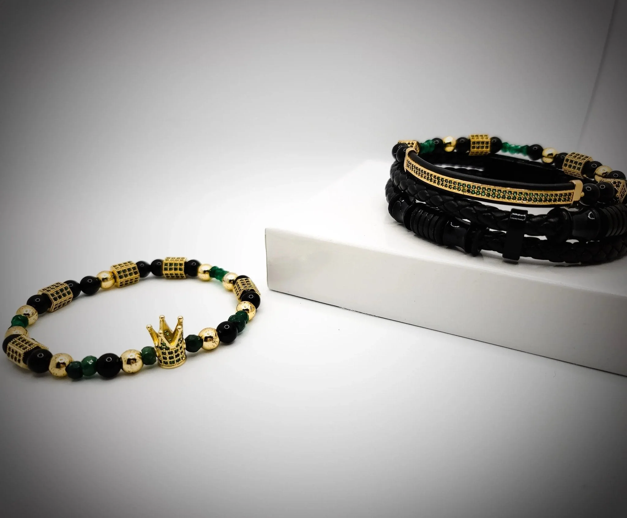 Emerald Stone Bracelet for Men - Image 4