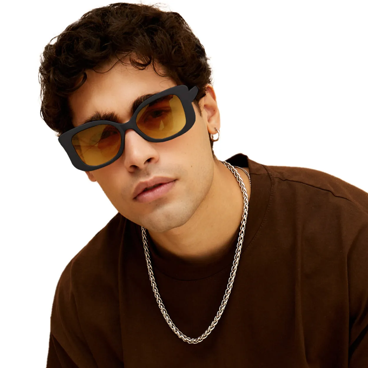 Empress Sunglasses - Black & Yellow - Image 2