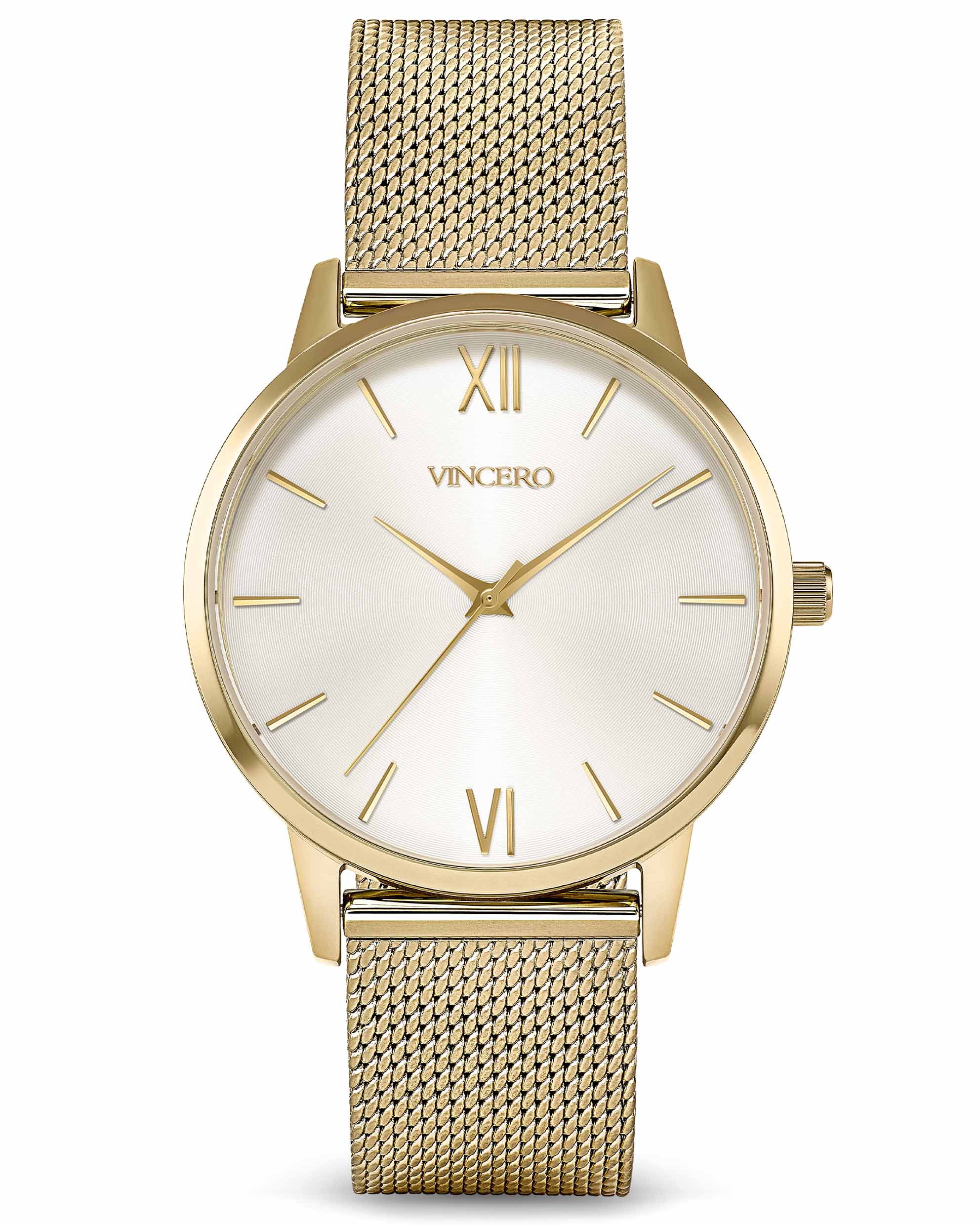 Eros Mesh Petite Women's Watch - Gold + Satin - Image 9