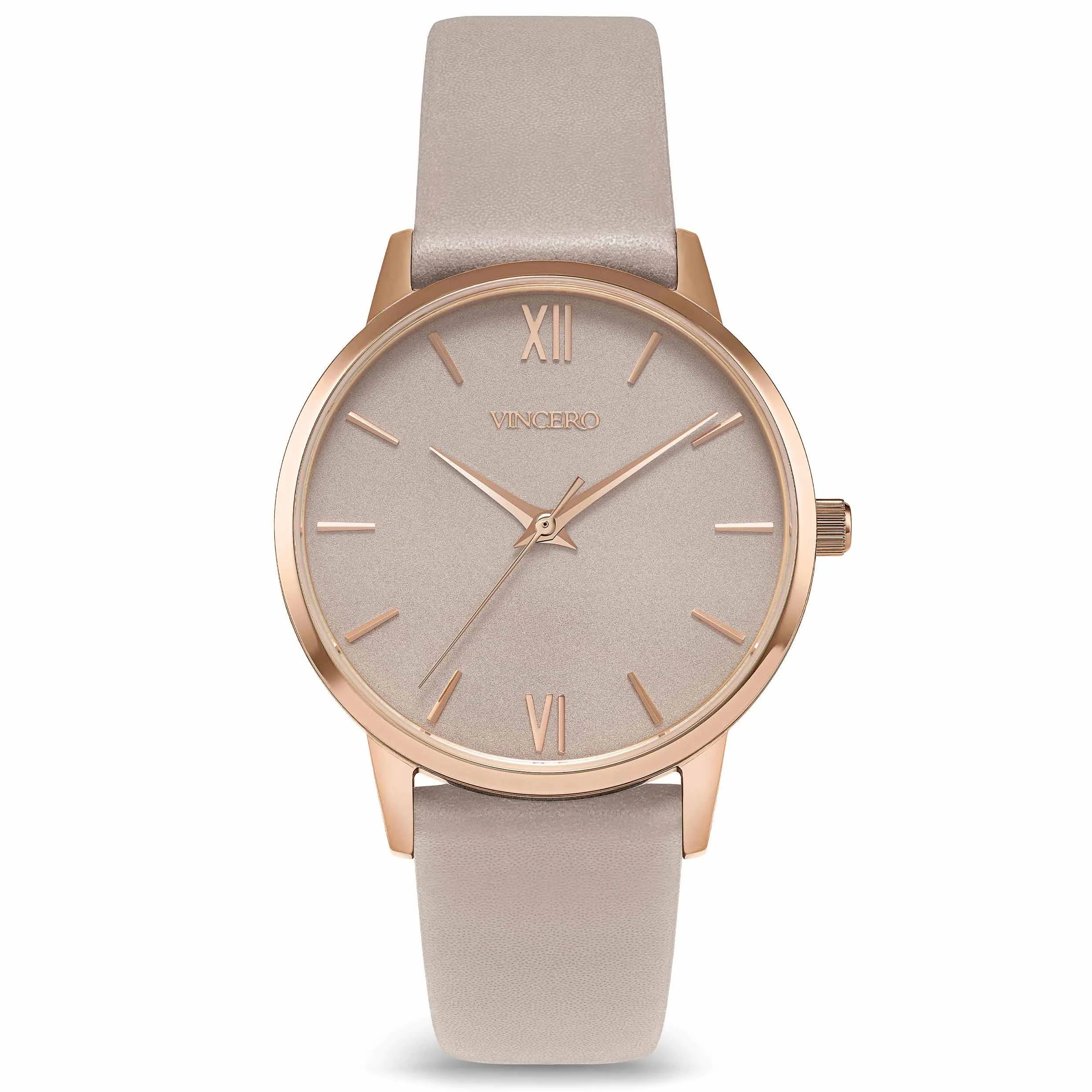 Eros Petite Men's Watches -  Rose Gold/Taupe - Image 3