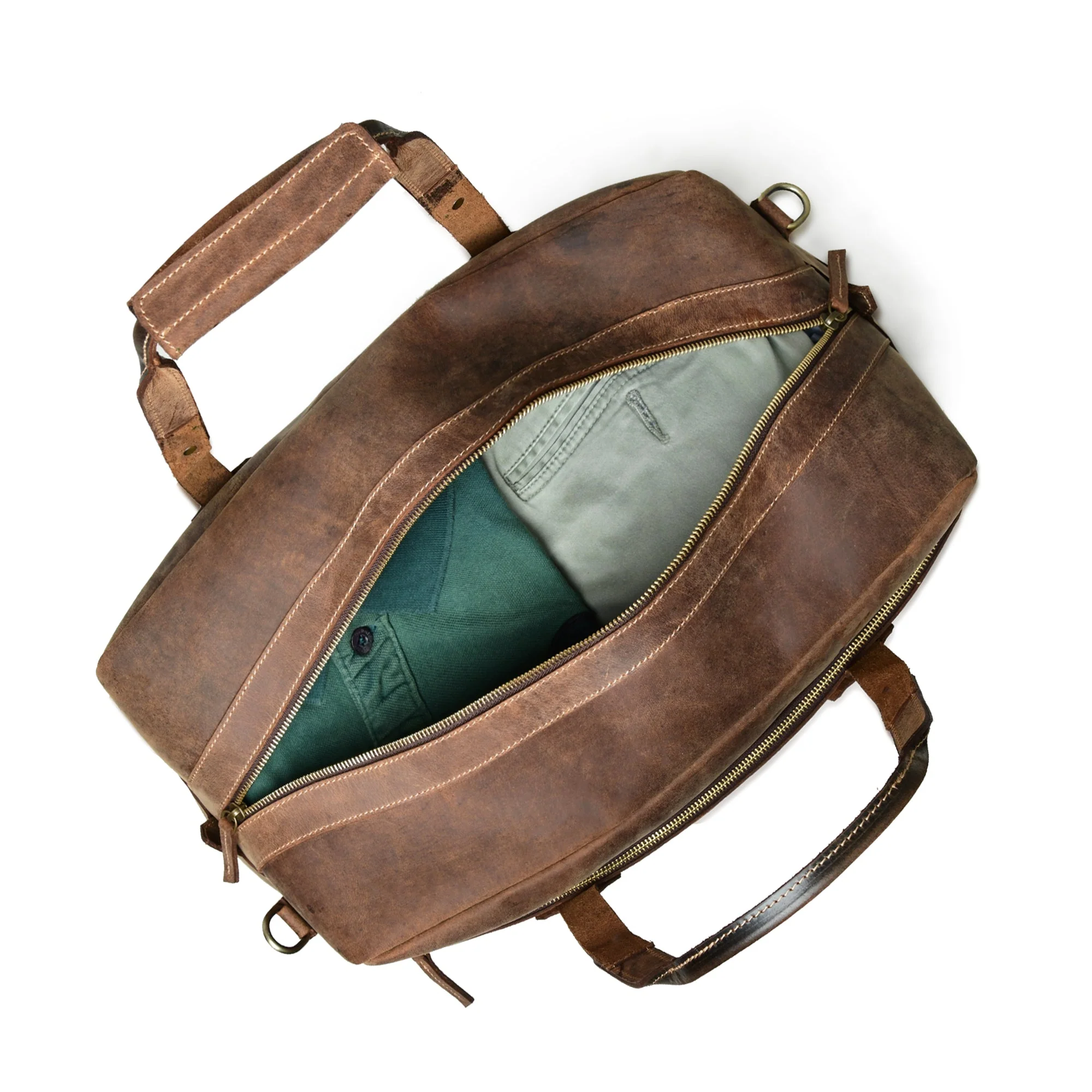 Espresso Elegance Carry on Duffle - Image 6