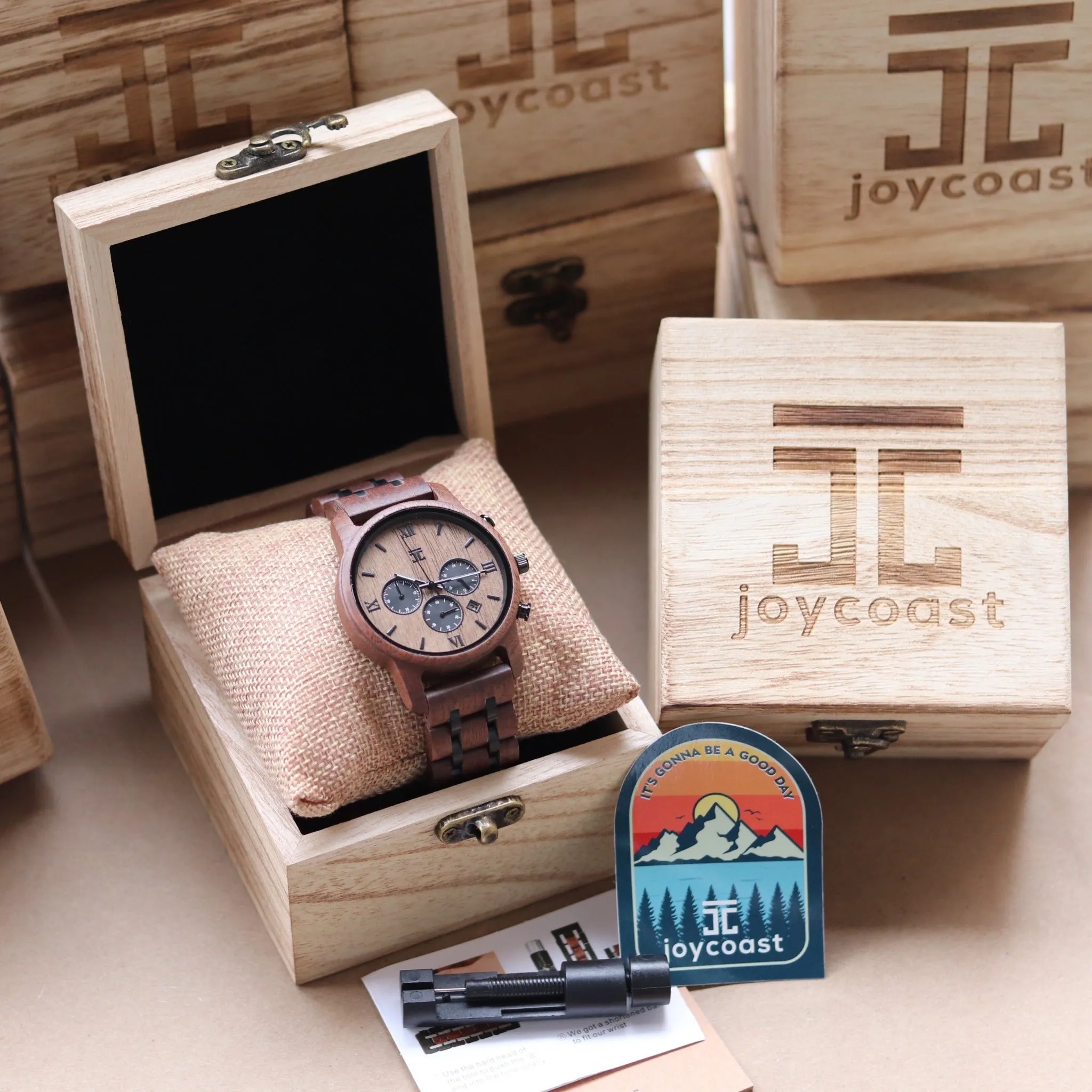 Men's Espresso Watch | Walnut Chronograph - Image 2