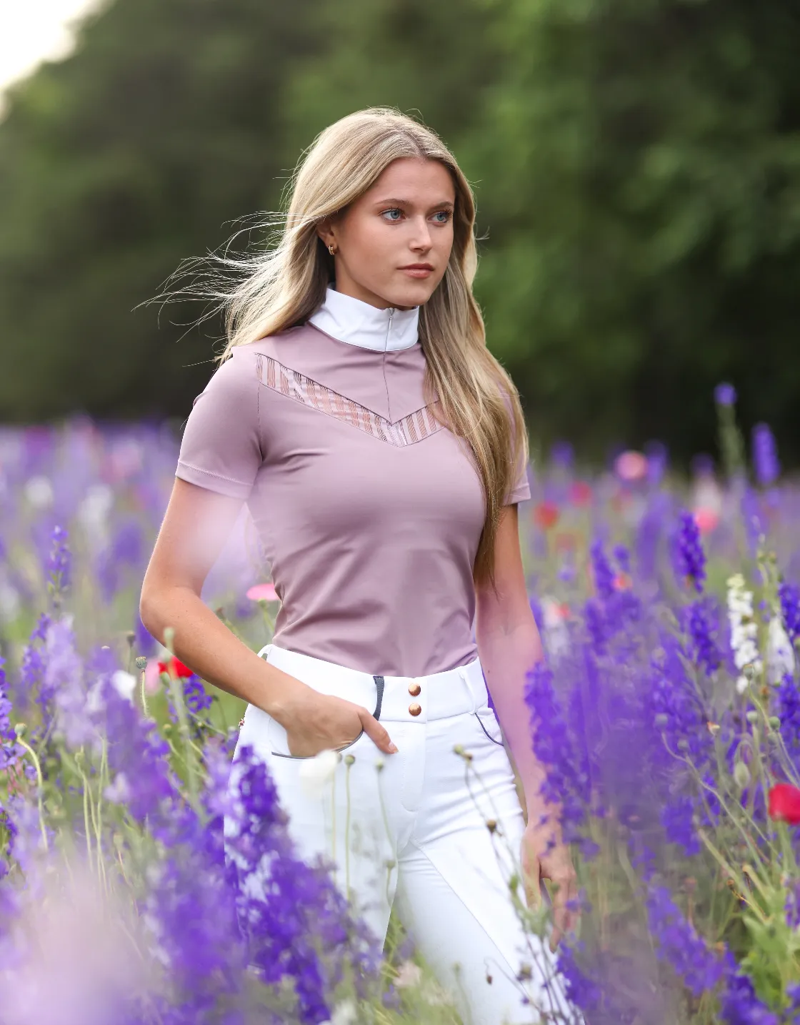 Evelyn Shirt – Technical Stretch Show Shirt - Image 2