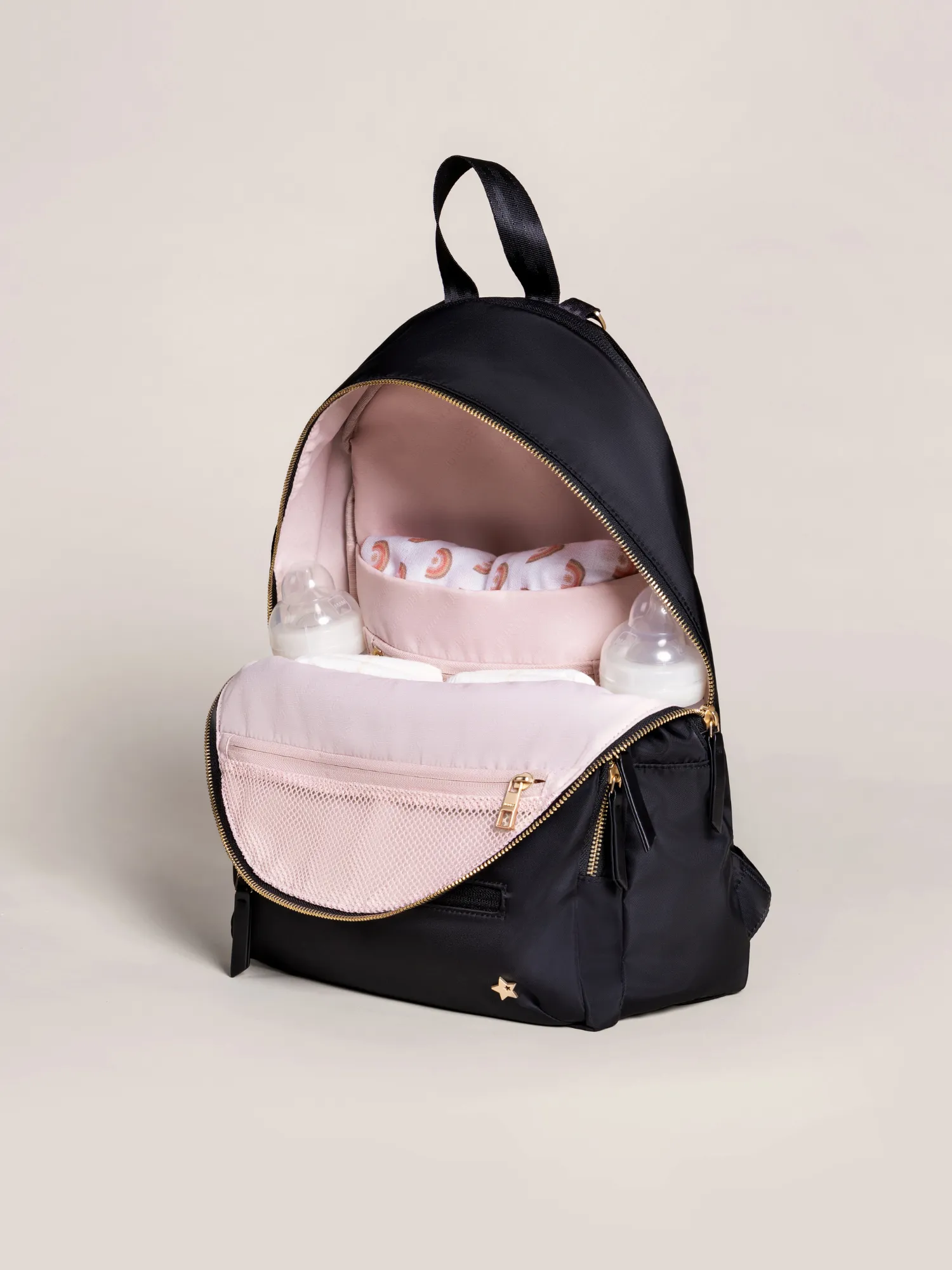 Everyday Backpack Diaper Bag - Black - Image 4
