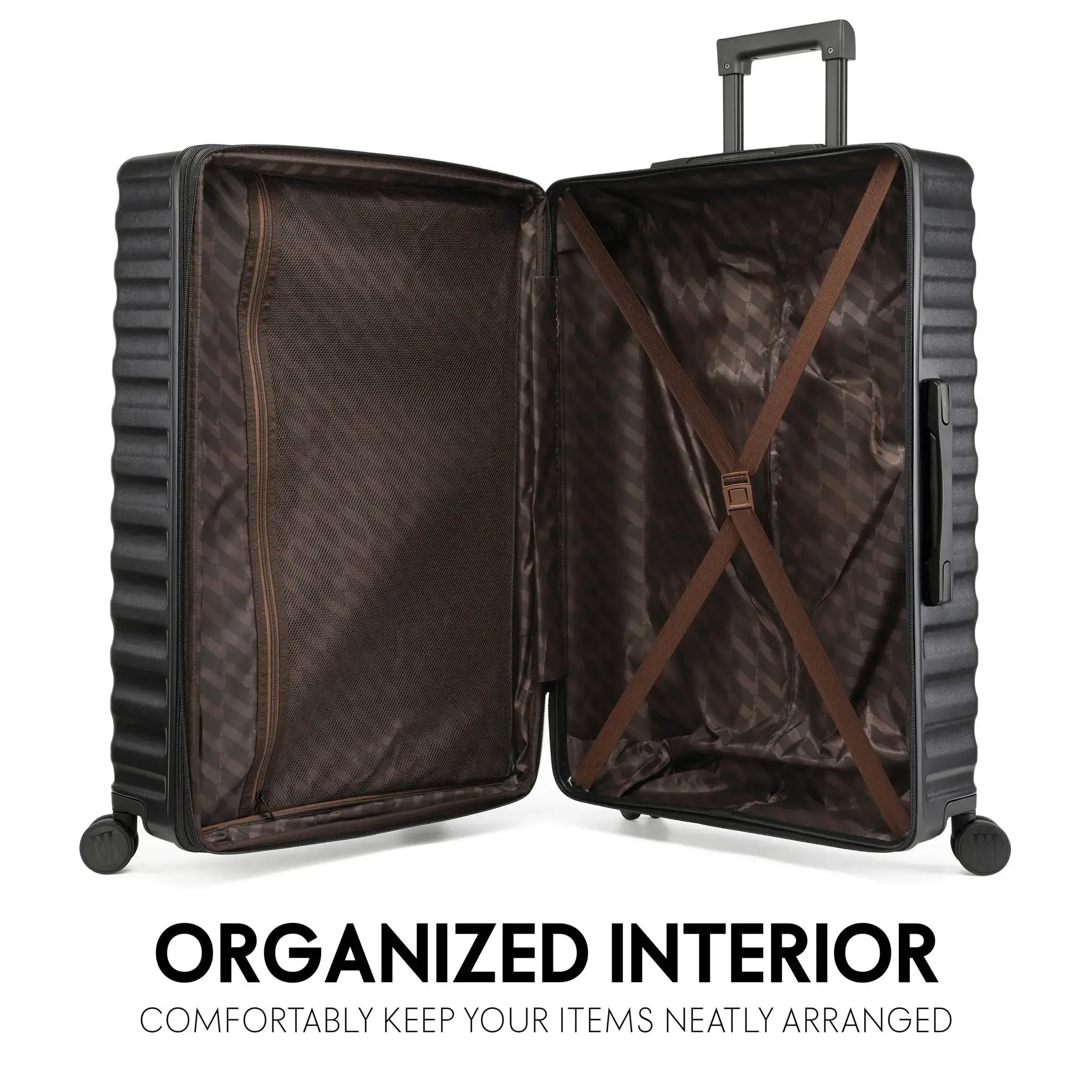 Excursion 3 Piece Expandable Chic Luggage Set - Image 4