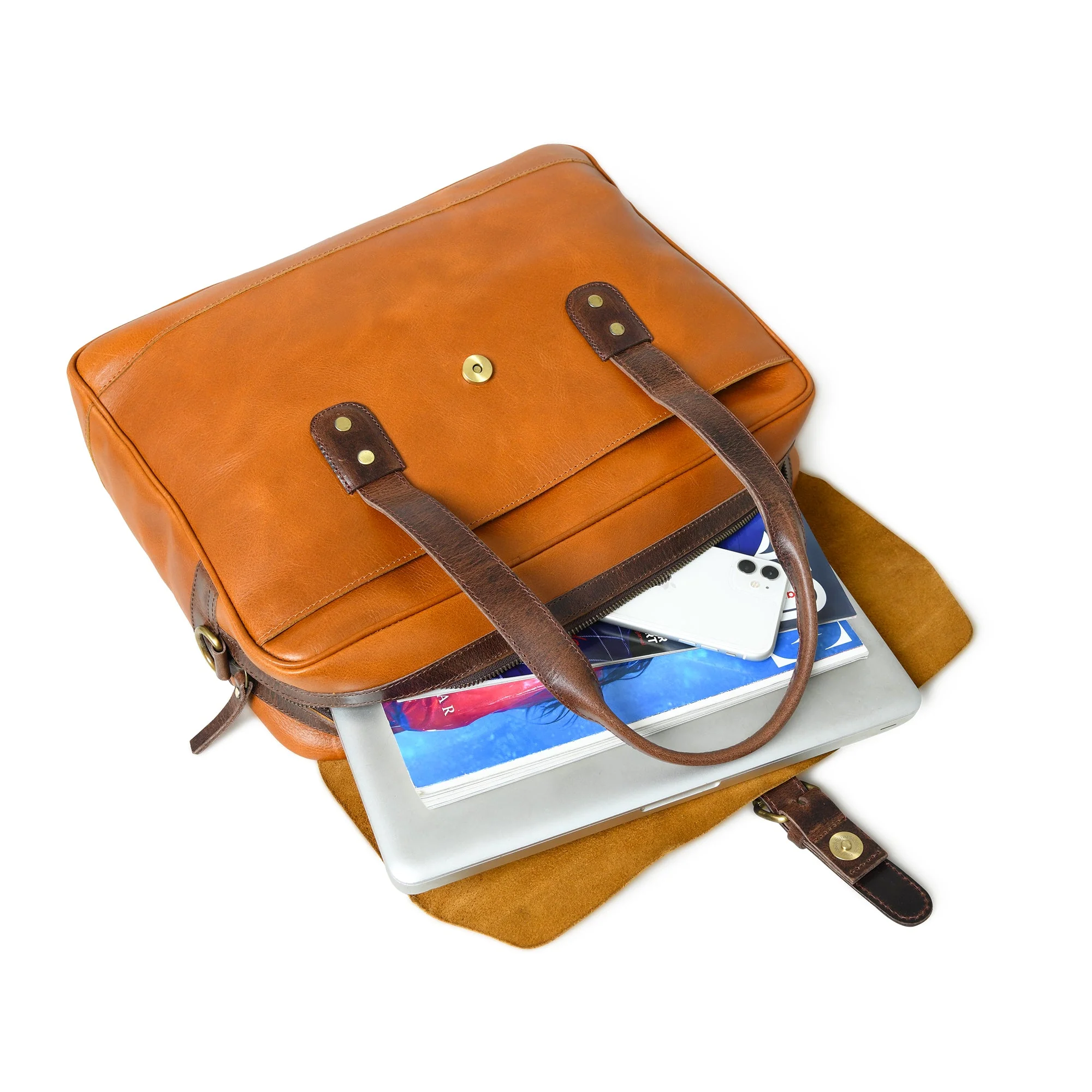 Executive Travel Briefcase Satchel Bag - Image 10