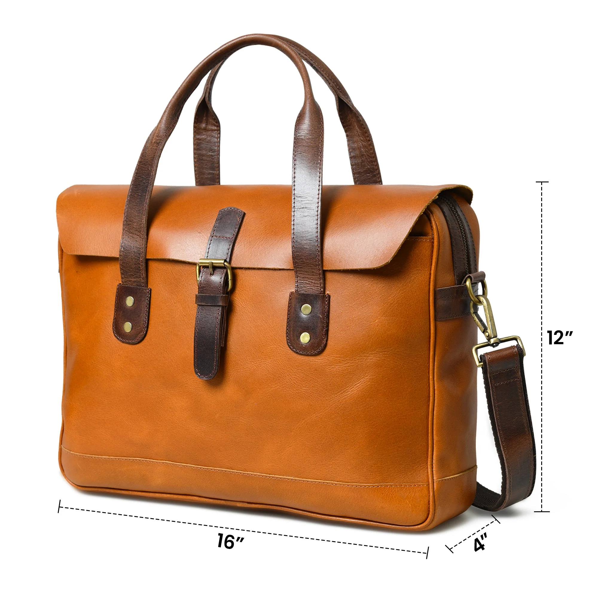 Executive Travel Briefcase Satchel Bag - Image 11