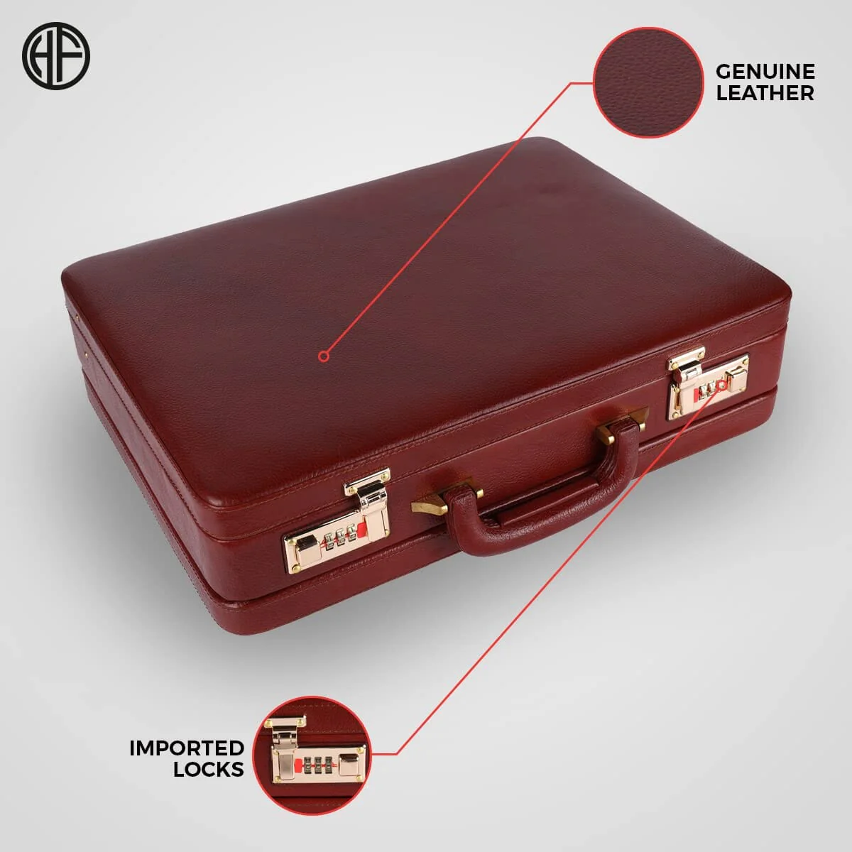Expandable Office Suitcase Briefcase - Image 3
