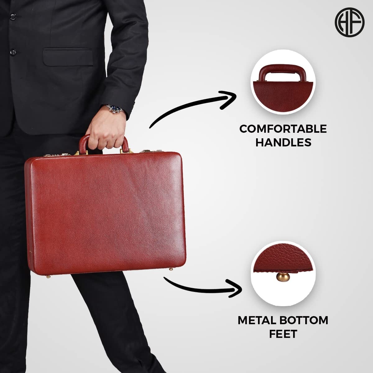 Expandable Office Suitcase Briefcase - Image 5