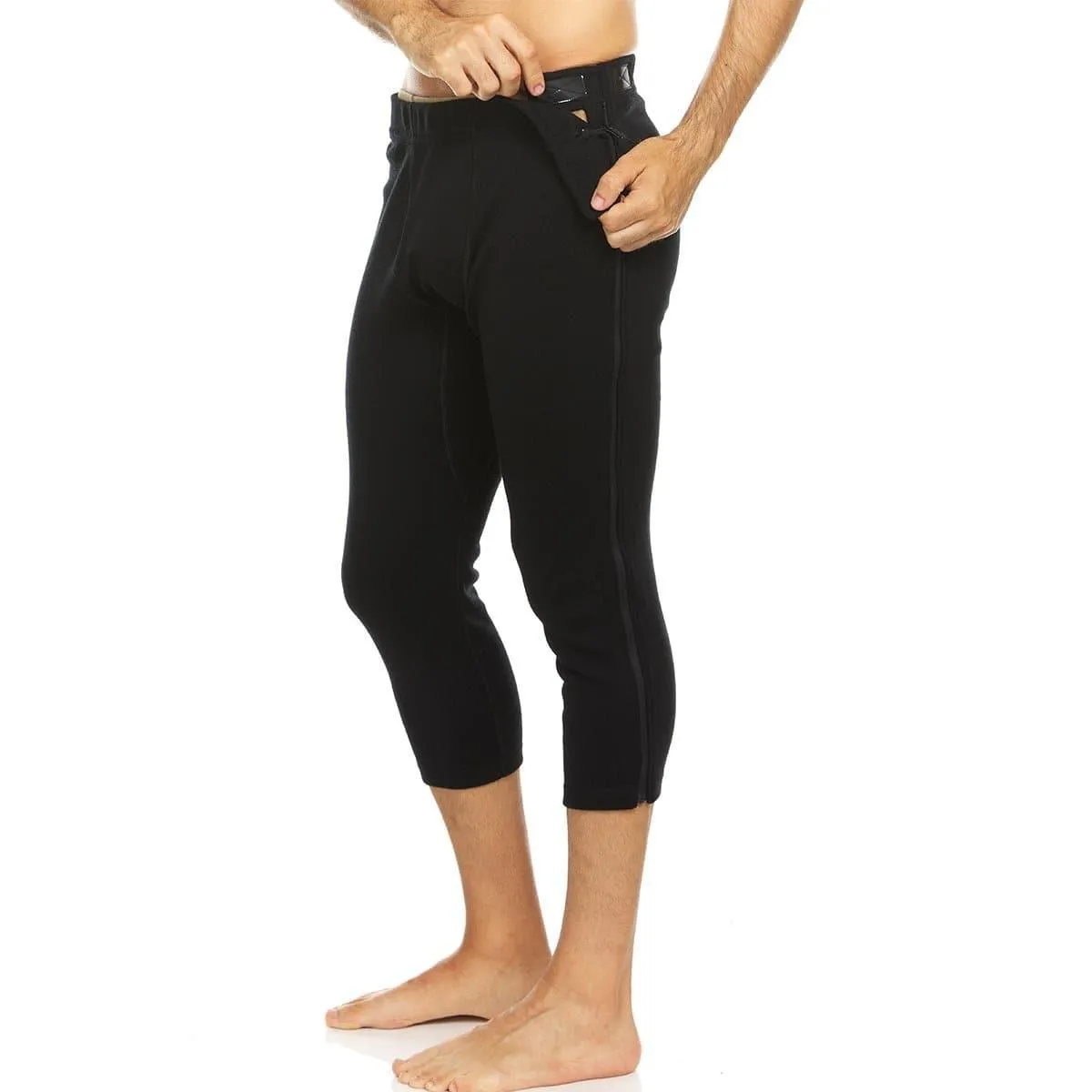 Expedition - Chugach Men's Zip-Off 3/4 Bottoms 100% Merino Wool - Image 6