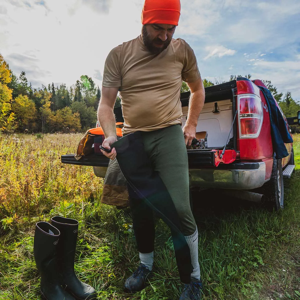 Expedition - Chugach Men's Zip-Off 3/4 Bottoms 100% Merino Wool - Image 9
