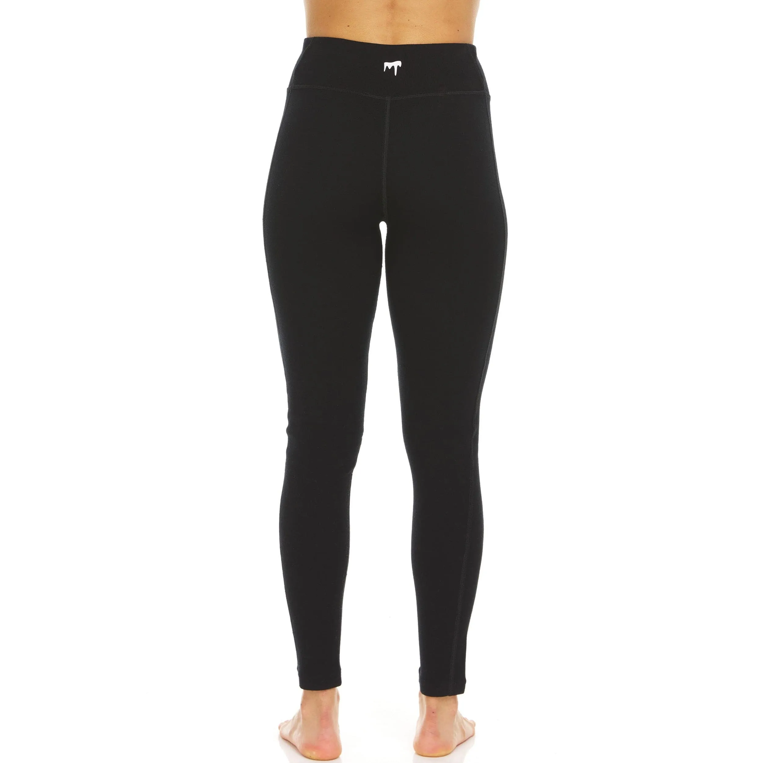 Juneau Women's High Rise Leggings 100% Merino Wool - Image 2