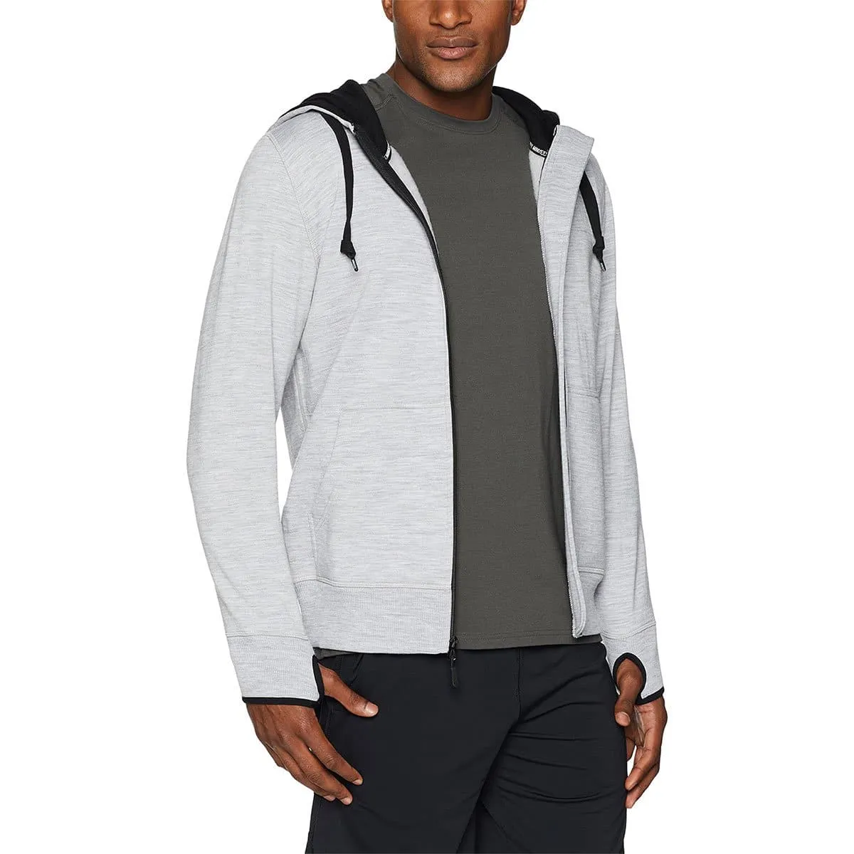 Expedition - Men's Brushed Wool Hoodie Kodiak Fleece - Image 11