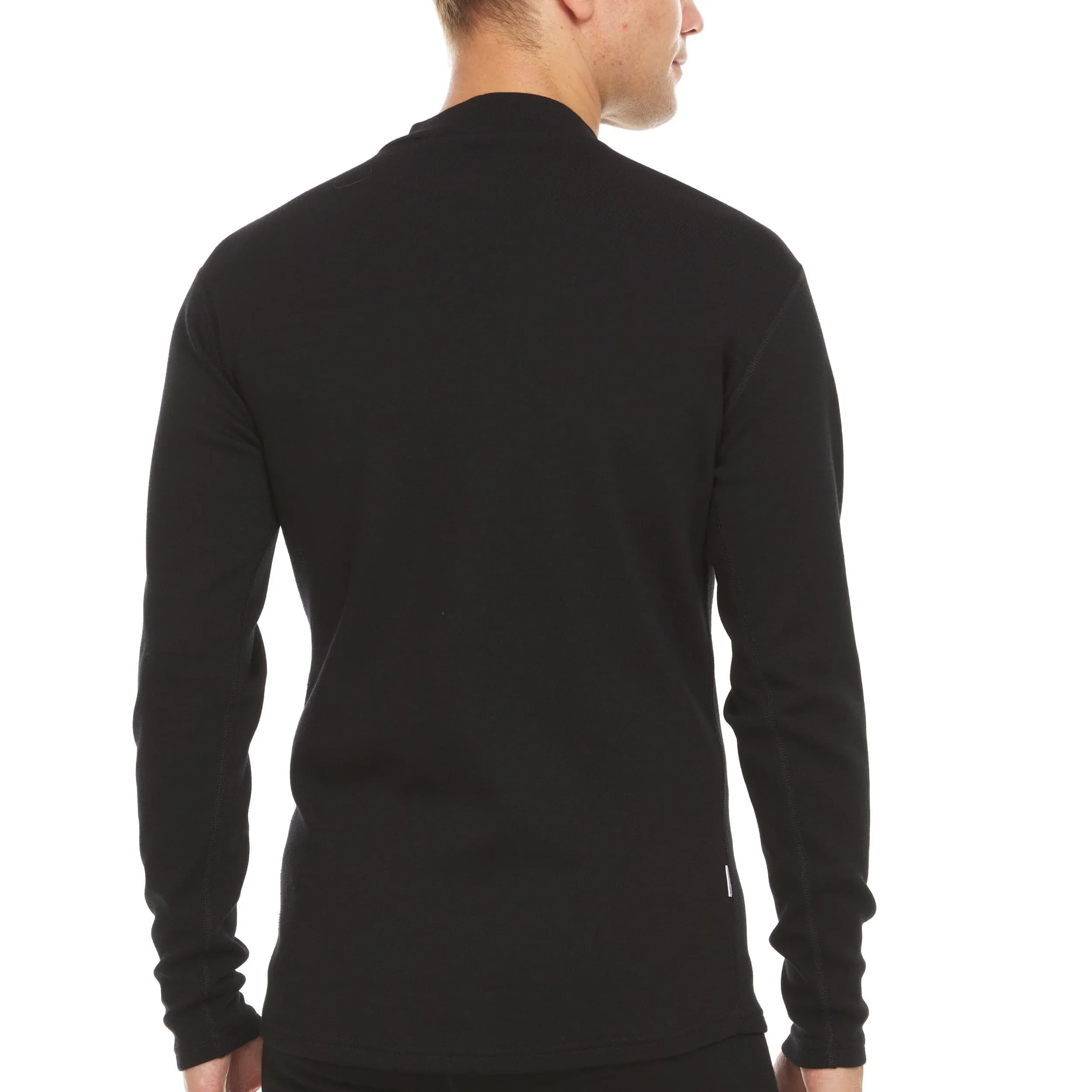 Expedition - Men's Mock Neck 100% Merino Wool - Image 2